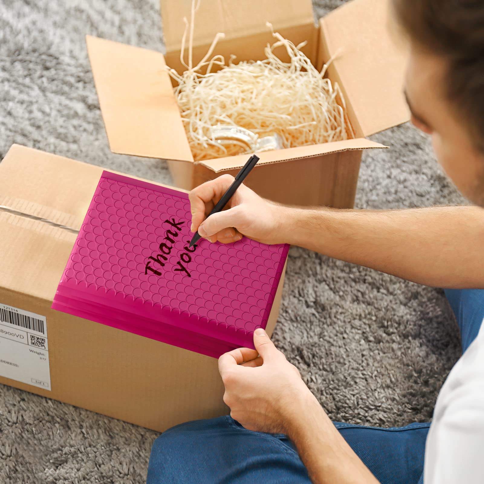 Metronic 6x10 Inch Pink Bubble Mailers - 100 Pack Opaque Padded Self-Seal Envelopes for Shipping Jewelry, Makeup & Small Gifts | Perfect for Ecommerce, Online Stores & Small Business Shipping Needs