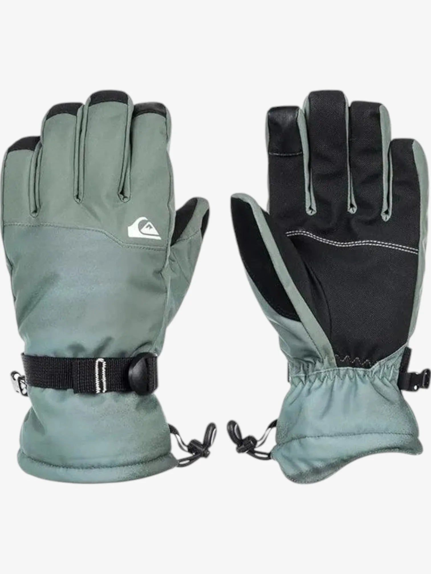 Quiksilver Snow Mission Olive Green Snow Gloves - Warm Waterproof Winter Gloves for Skiing, Snowboarding & Outdoor Activities