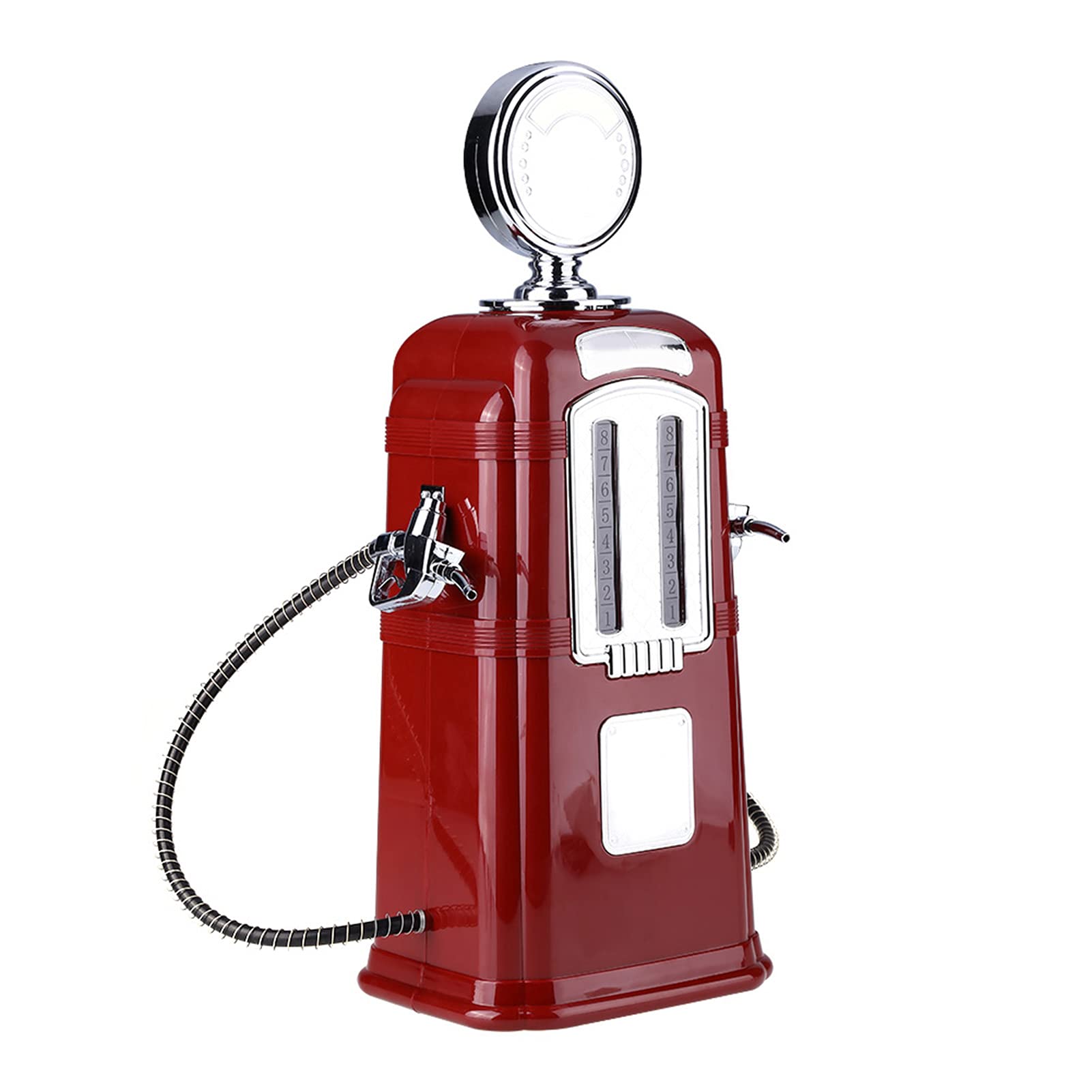 Niiyen 1000cc Double Guns Beer and Liquor Dispenser - Stainless Steel Alcohol Pump for Whisky, Wine, Cocktails | Perfect for Home Bars, Parties, and Commercial Use (Red)