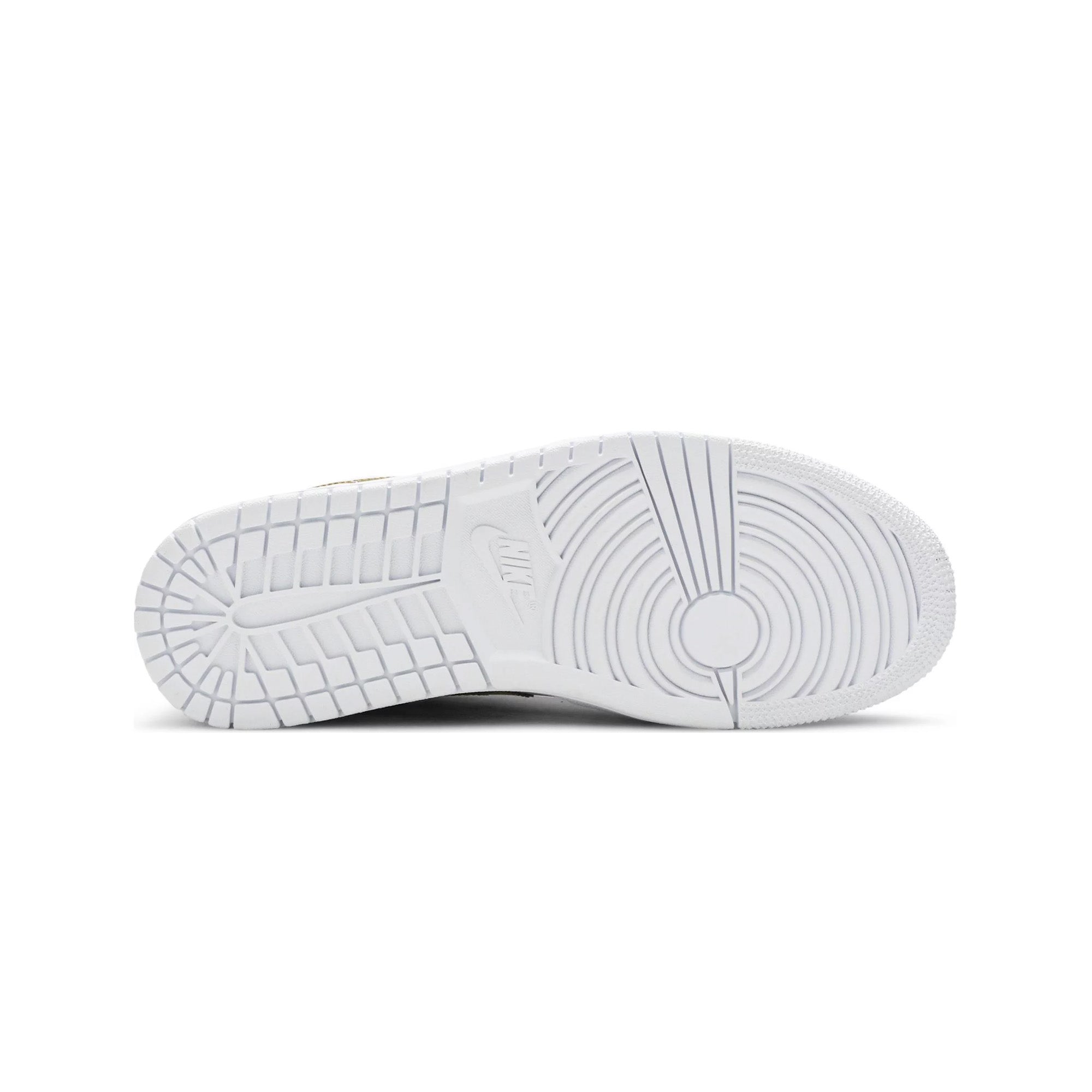 Air Jordan 1 Low 'White Metallic Gold' Women's Sneakers (2020) - Comfortable Casual Shoes for Running, Walking & Streetwear Fashion