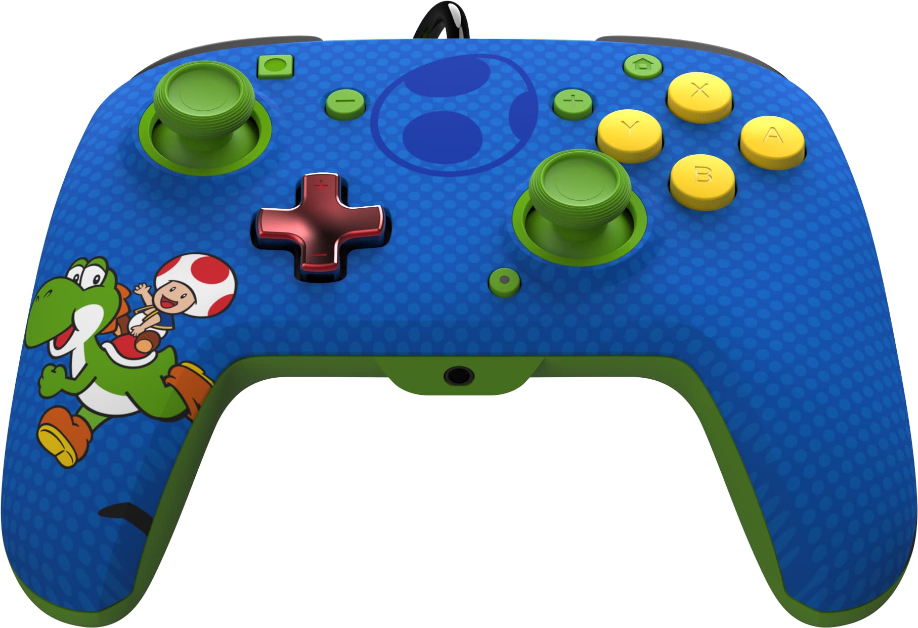 Official Nintendo Licensed PDP Switch Rematch Wired Controller for TOAD & YOSHI - Customizable Buttons, Sticks, Triggers & Paddles - Ergonomic Design for Comfortable Gaming - Perfect for Super Mario, Smash Bros & Multiplayer Gaming Sessions
