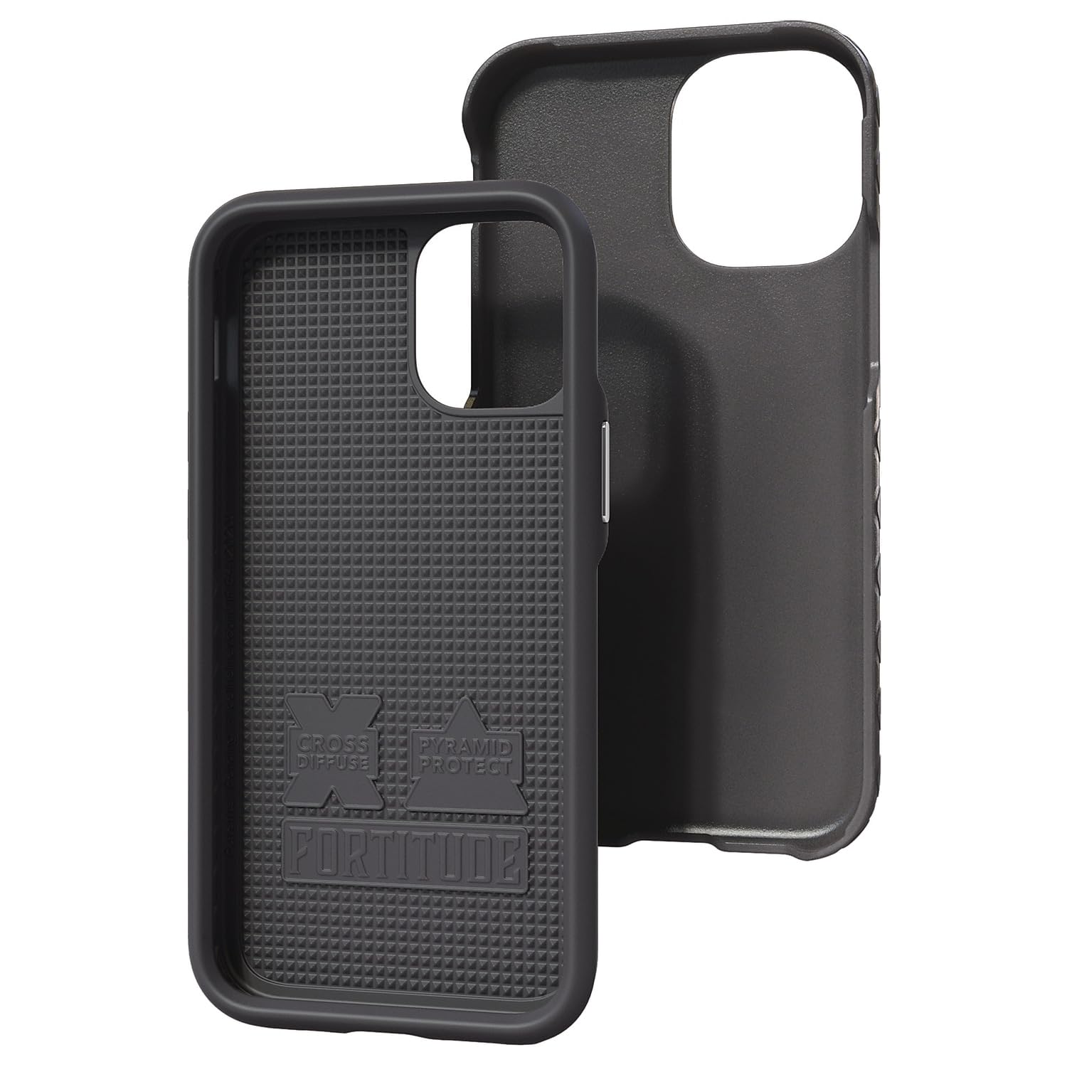 Cellhelmet Fortitude Series Onyx Black Shockproof Phone Case for iPhone 12 Pro Max | Military-Grade Protection | As Seen on Shark Tank | Perfect for Outdoor Adventures & Daily Use