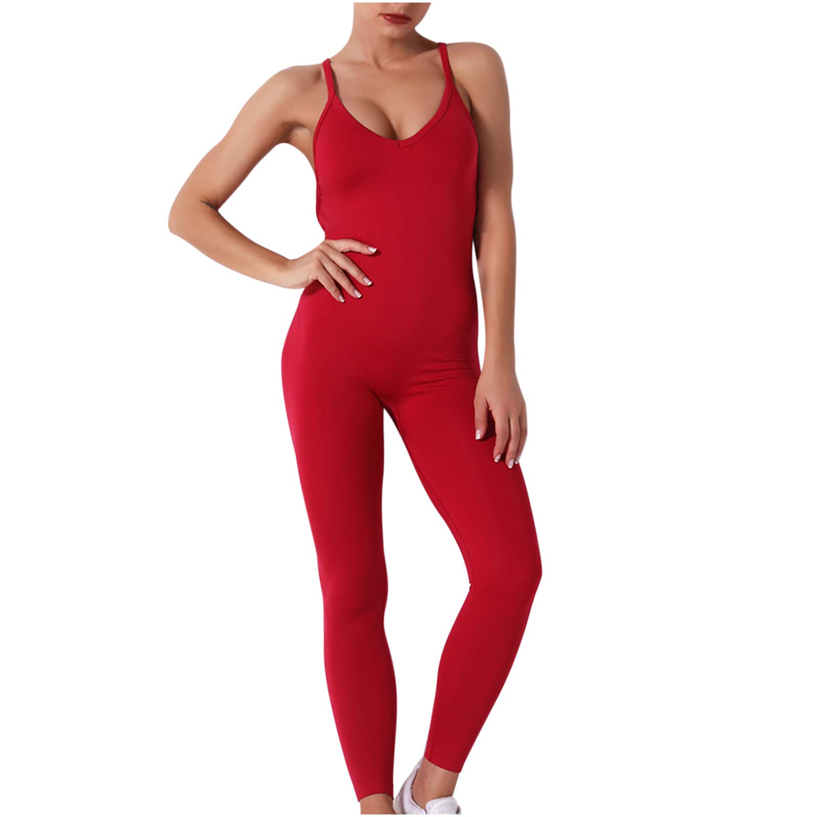 CSBYBD High Waisted Yoga Pants for Women - Seamless Tummy Control Workout Leggings, Solid Color Slim Fit Gym Pants for Yoga, Running & Fitness
