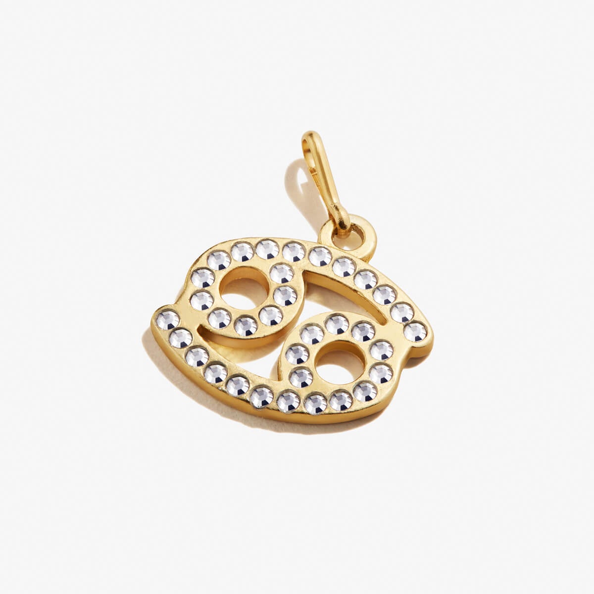 Cancer Zodiac Pave Crystal Charm - Elegant Zodiac Jewelry for Birthdays, Gifts & Everyday Wear