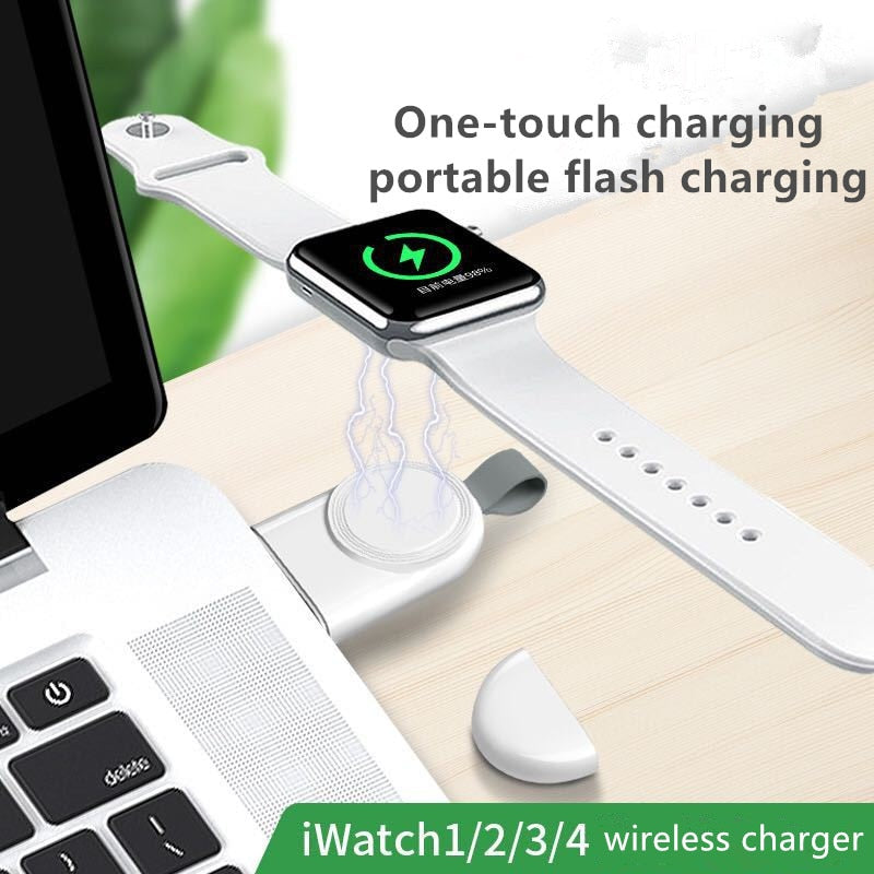 Portable Wireless Charger - Fast Qi-Certified 10W Charging Pad for iPhone, Samsung, AirPods - Perfect for Travel, Office, and Home Use