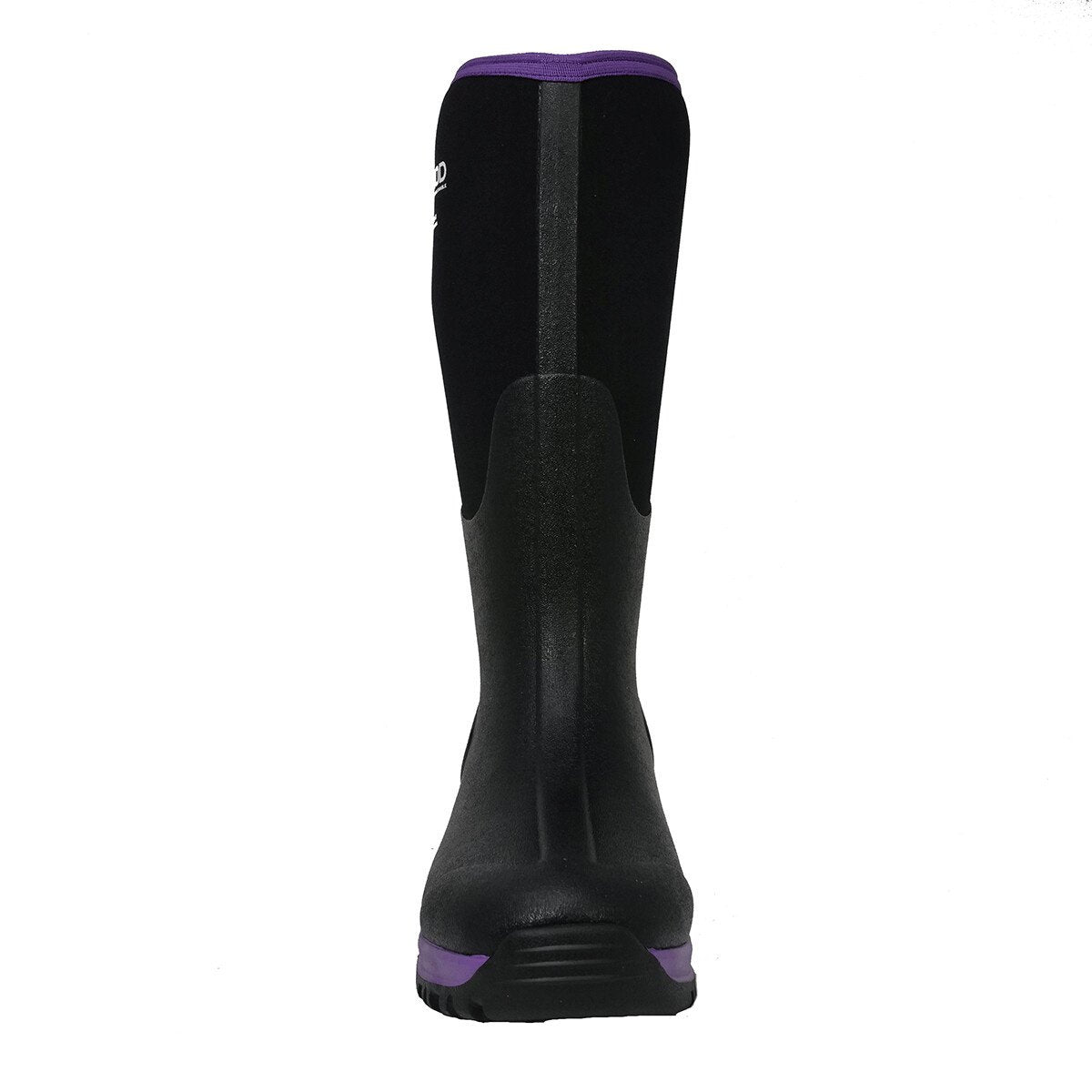 DRYSHOD Legend MXT Hi Women's Waterproof Winter Boots - Black/Purple for Hiking, Snow & Outdoor Activities