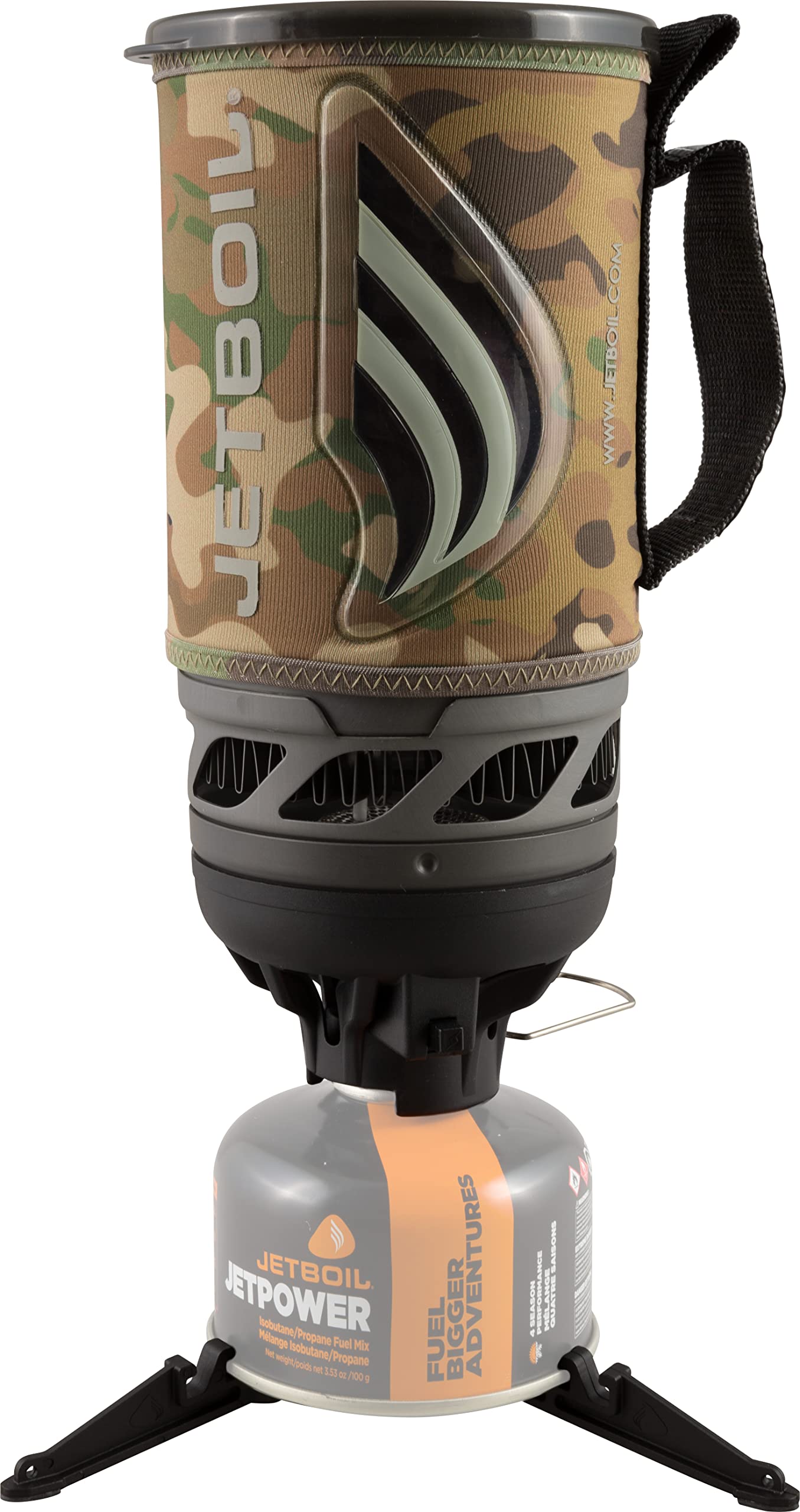 Jetboil Flash Camping Stove - Compact Backpacking Cooking System for Outdoor Adventures, Hiking & Emergency Preparedness