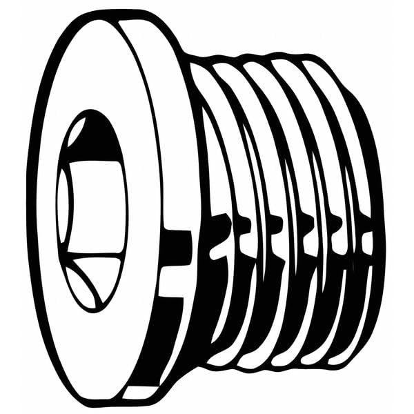 M22-1.5 Socket Screw Plug - 18.0mm Length - Pack of 10 - Ideal for Hydraulic Systems, Pneumatic Fittings & Industrial Machinery Maintenance