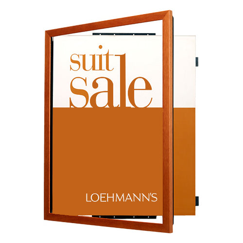 16x20 Wood Picture Frame - Premium Solid Wood Poster Display with Swing Hanger for Wall Art, Photos, and Posters - Perfect for Home, Office, and Gallery Decor