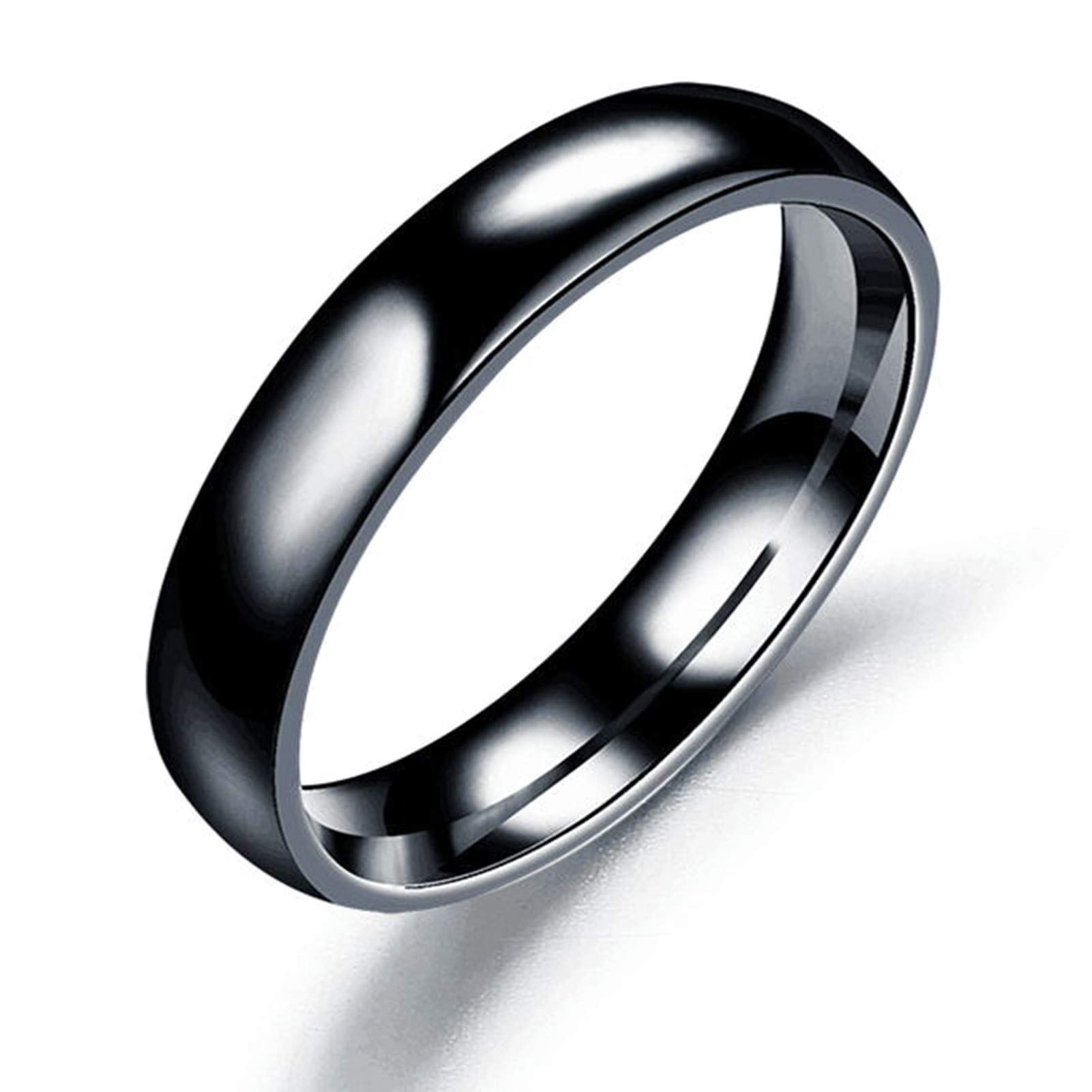 Elegant Romantic Thin Couple Rings - Simple Exquisite Engagement Wedding Bands for Women & Men - Fashion Jewelry Accessory to Show Your Love (Perfect for Anniversaries, Proposals & Romantic Gifts)