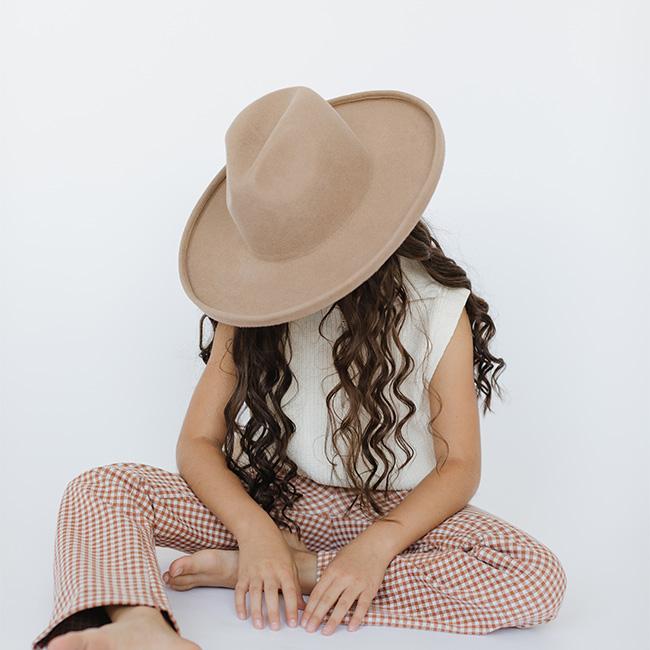 Maude Kids Pencil Brim Hat - Adjustable Sun Protection Cap for Boys & Girls - Perfect for Outdoor Play, Beach, and School Activities
