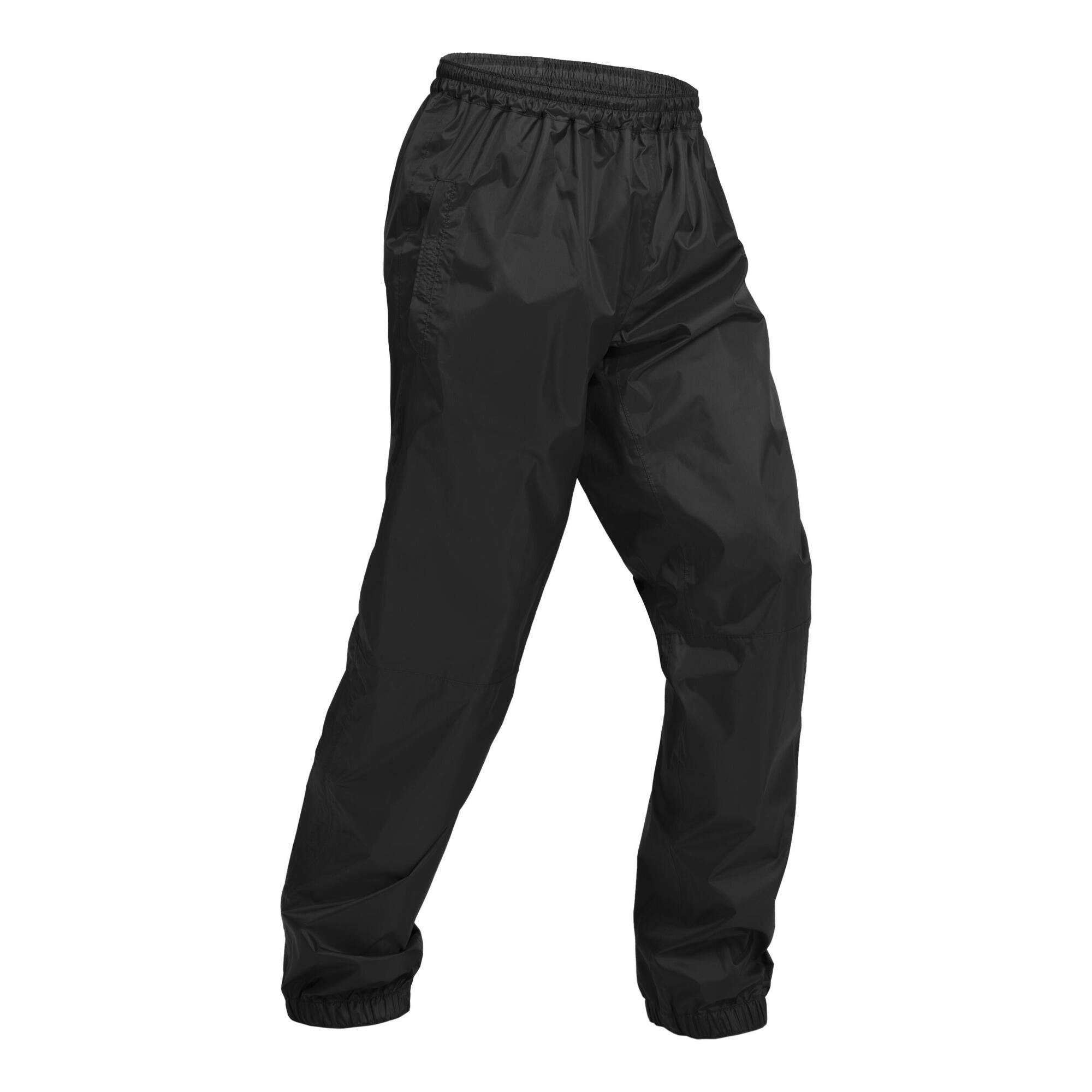 Quechua Men's NH500 Waterproof Hiking Pants - Lightweight & Breathable for Outdoor Adventures, Camping & Trekking