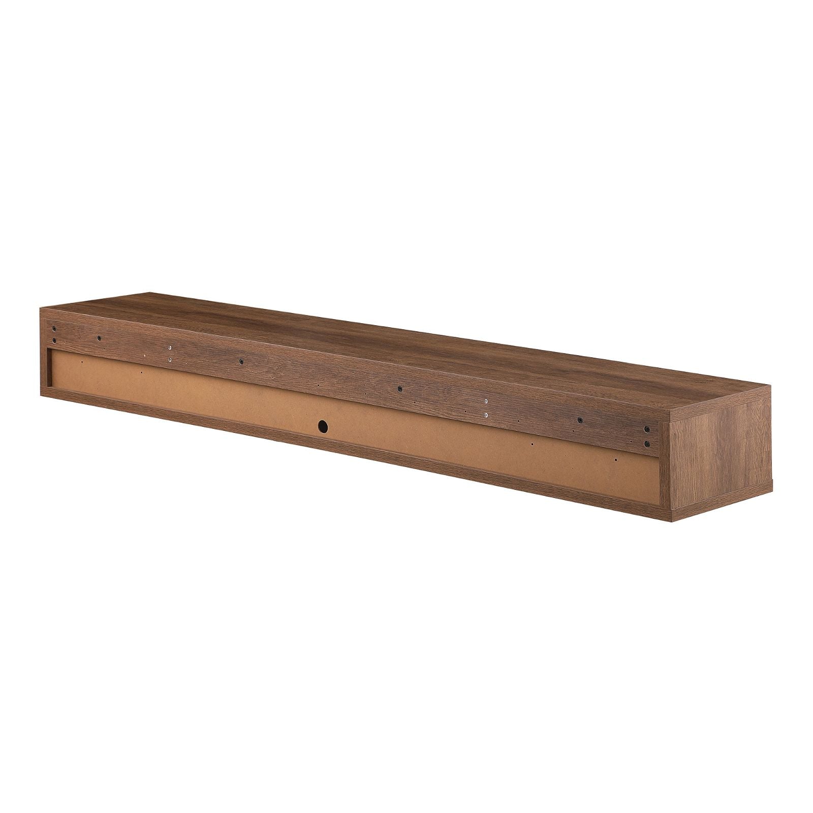 Criterion 2000mm Dark Oak Wall Mount TV Stand - Modern Air Entertainment Cabinet for Living Room, Bedroom & Home Theater