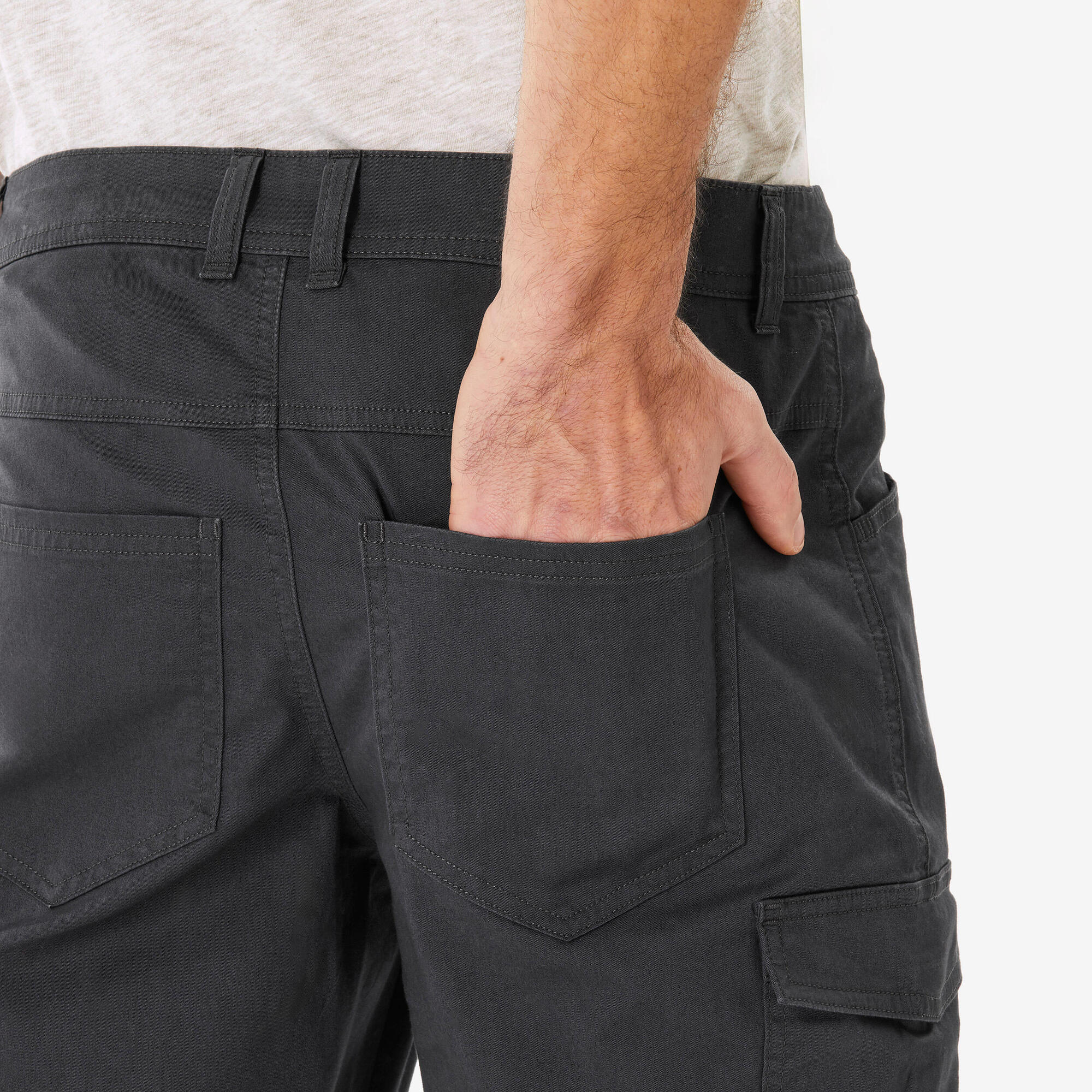 Quechua NH100 Men's Hiking Pants - Lightweight Quick-Dry Outdoor Trekking Trousers for Camping & Mountain Climbing