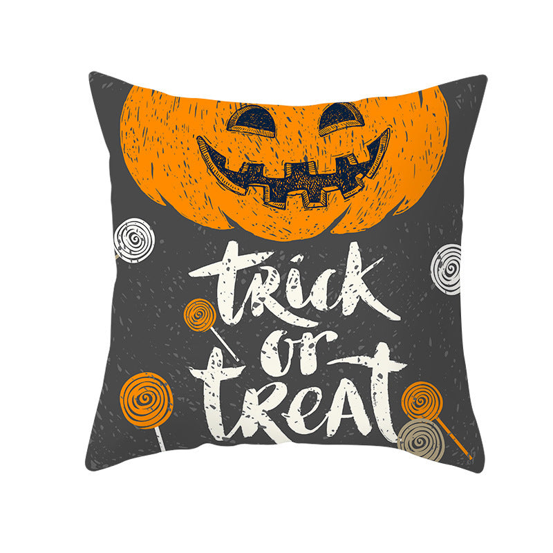 Spooky Halloween Pillowcase - Soft & Comfortable Decorative Pillow Cover for Halloween Decorations - Perfect for Home, Party, and Seasonal Decor