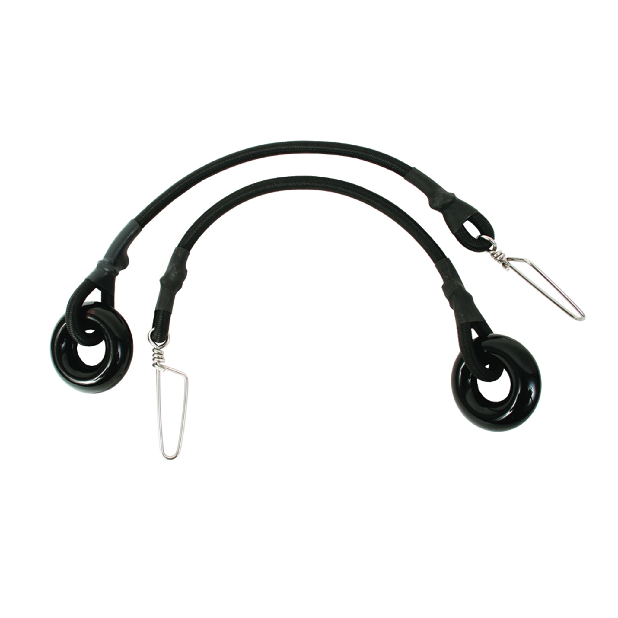 Premium Black Marine Glass Ring Snubbers - Heavy Duty Boat Fender Protectors for Yachts, Sailboats & Docks - Saltwater & UV Resistant (Set of 4) - Perfect for Mooring, Docking & Marine Protection