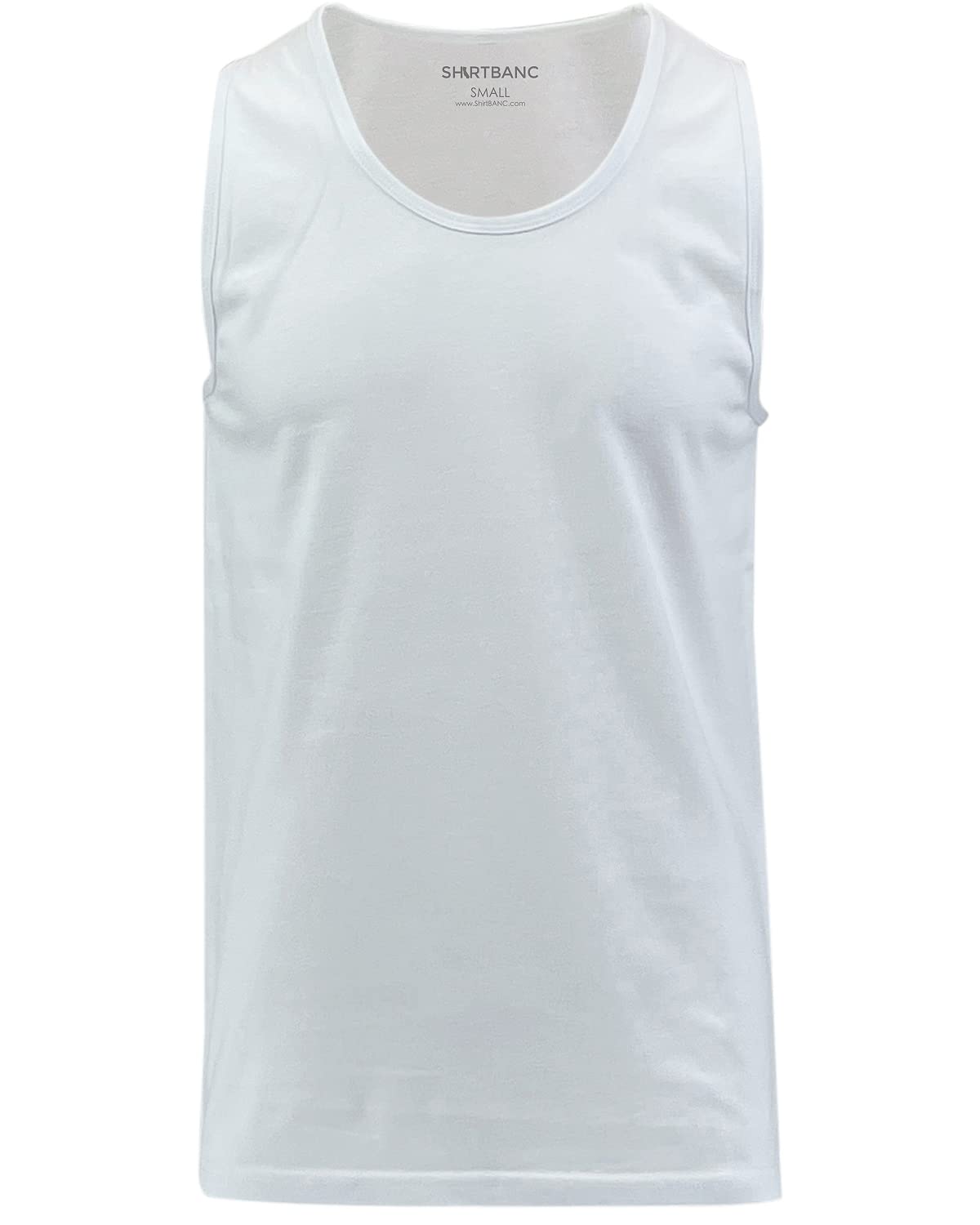SHIRTBANC Men's Cotton Tank Top - Breathable Workout Shirts for Gym, Sleeveless Athletic Shirts for Running & Beachwear - Perfect for Summer, Fitness & Casual Wear