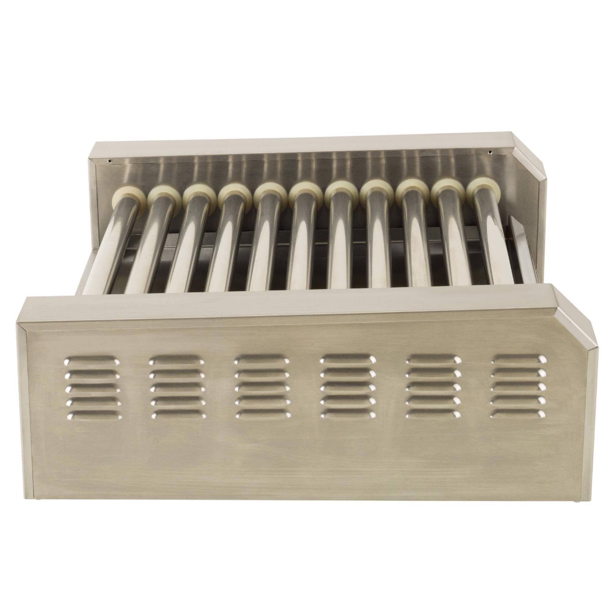 RDB30SS Commercial 30 Hot Dog Roller Grill Cooker Machine - Stainless Steel Hot Dog Warmer for Restaurants, Food Trucks & Concession Stands - Perfect for Parties, Events & Snack Bars