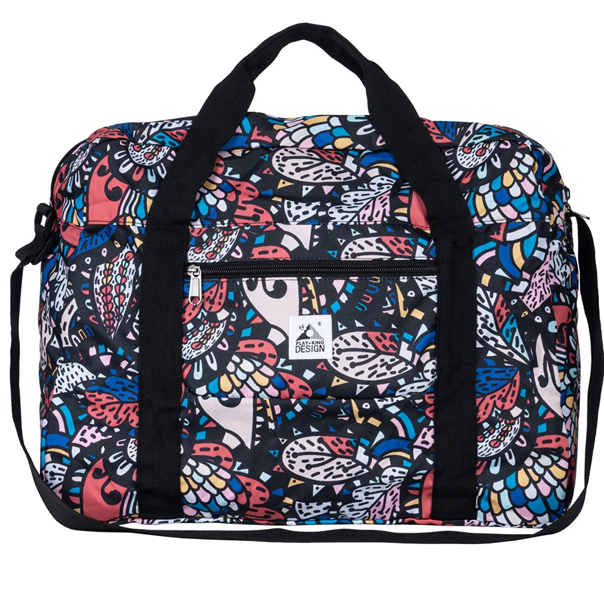 PLAY KING Foldable Travel Duffel Bag - Lightweight Carry-On Luggage for Women | Perfect for Gym, Weekend Trips & Air Travel