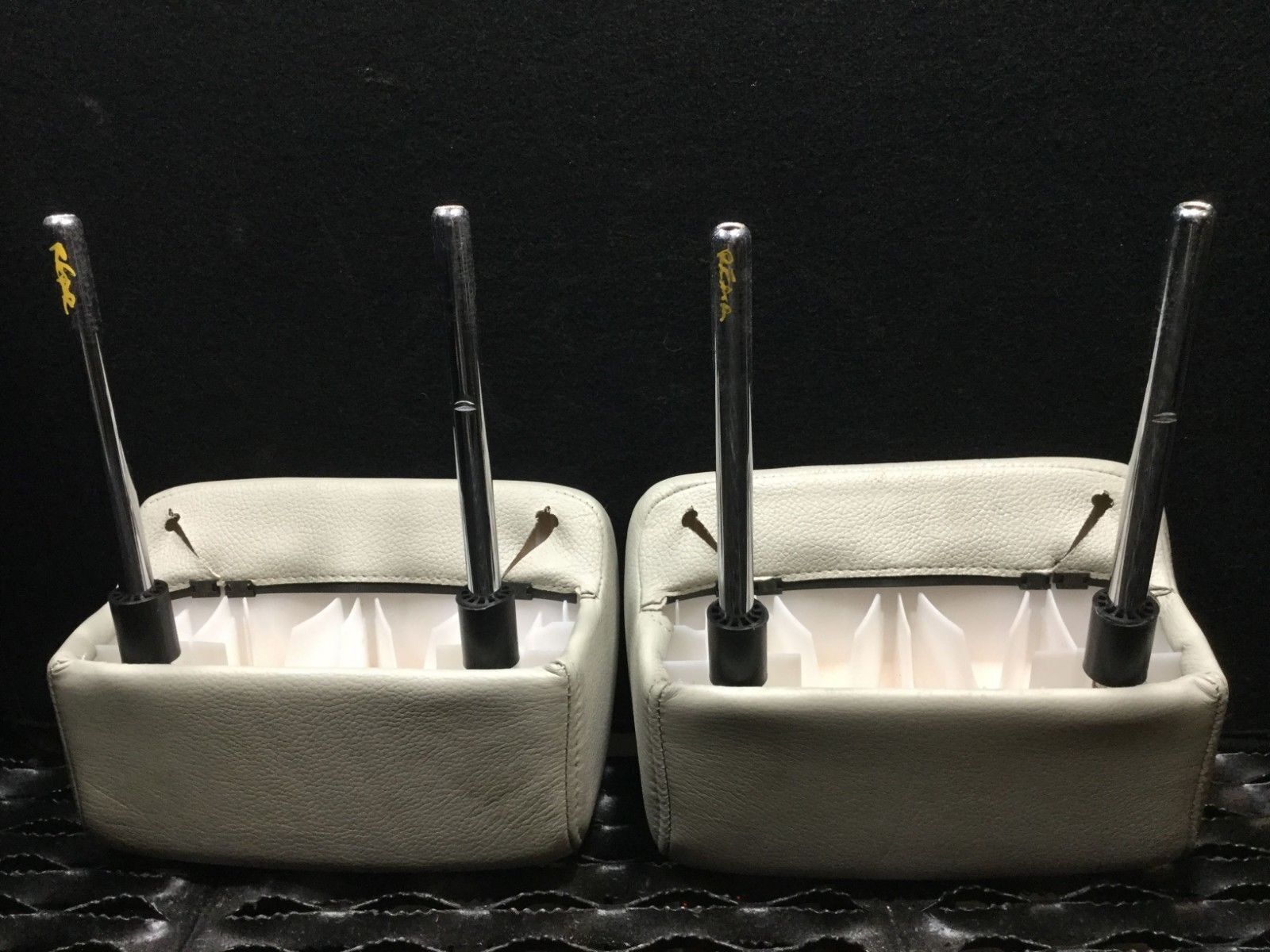 04 10 Saab 9-3 93 Convertible Rear Seat Headrest Left Right Pair OEM Replacement Parts - Perfect for Car Interior Upgrade & Comfort Enhancement