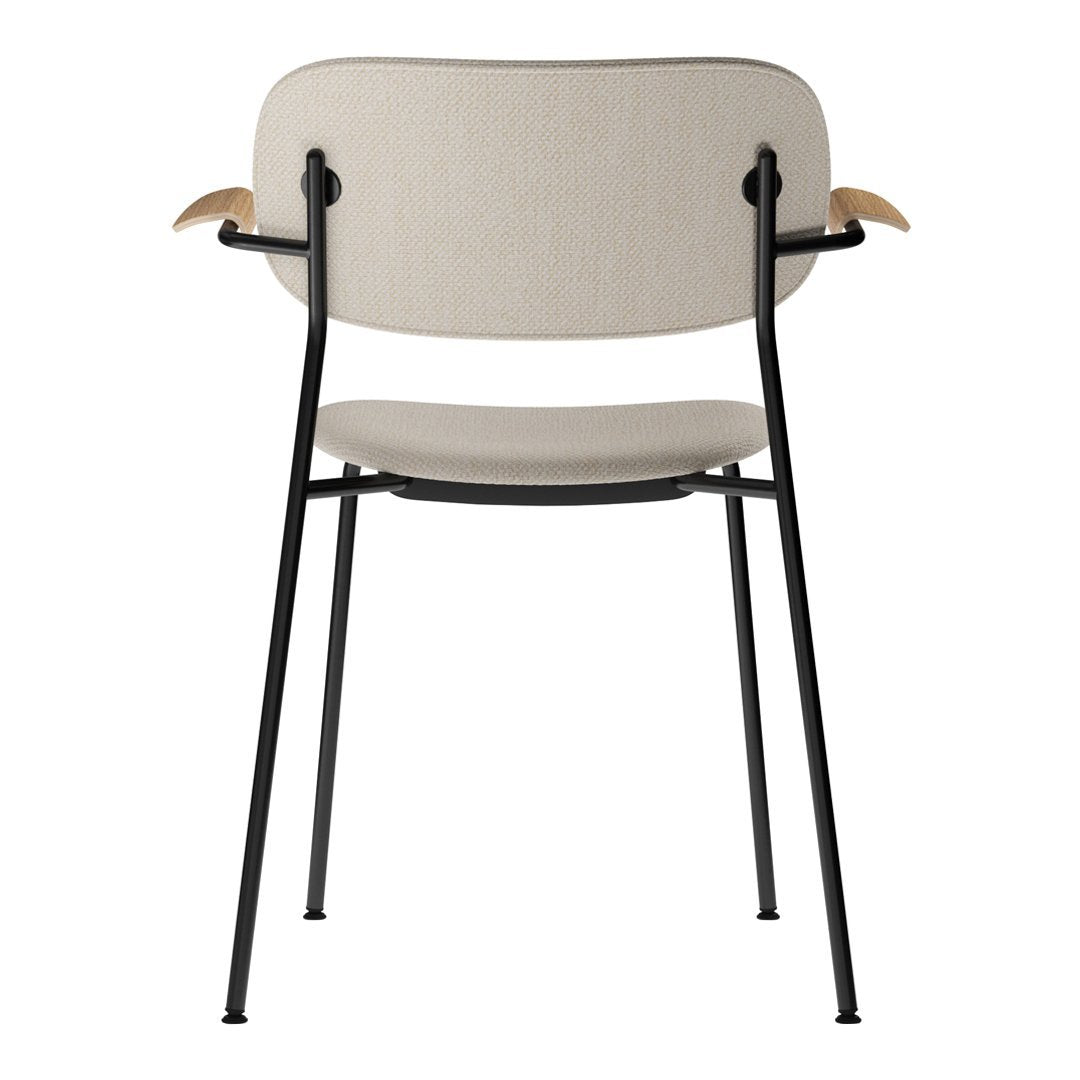 Co Dining Chair with Armrests - Fully Upholstered Modern Dining Chair for Kitchen, Dining Room & Breakfast Nook - Comfortable & Stylish Seating Solution