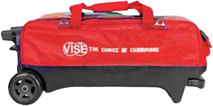 Vise 3 Ball Tournament Roller Bowling Ball - Red | Professional Performance for Competitive Bowlers | Perfect for League Play and Tournament Games