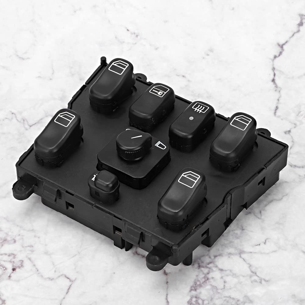 Power Window Master Switch Replacement A1638206610 - Compatible with W163 ML320 - Electric Window Control Switch for Smooth Operation - Perfect for Car Window Repair & Maintenance