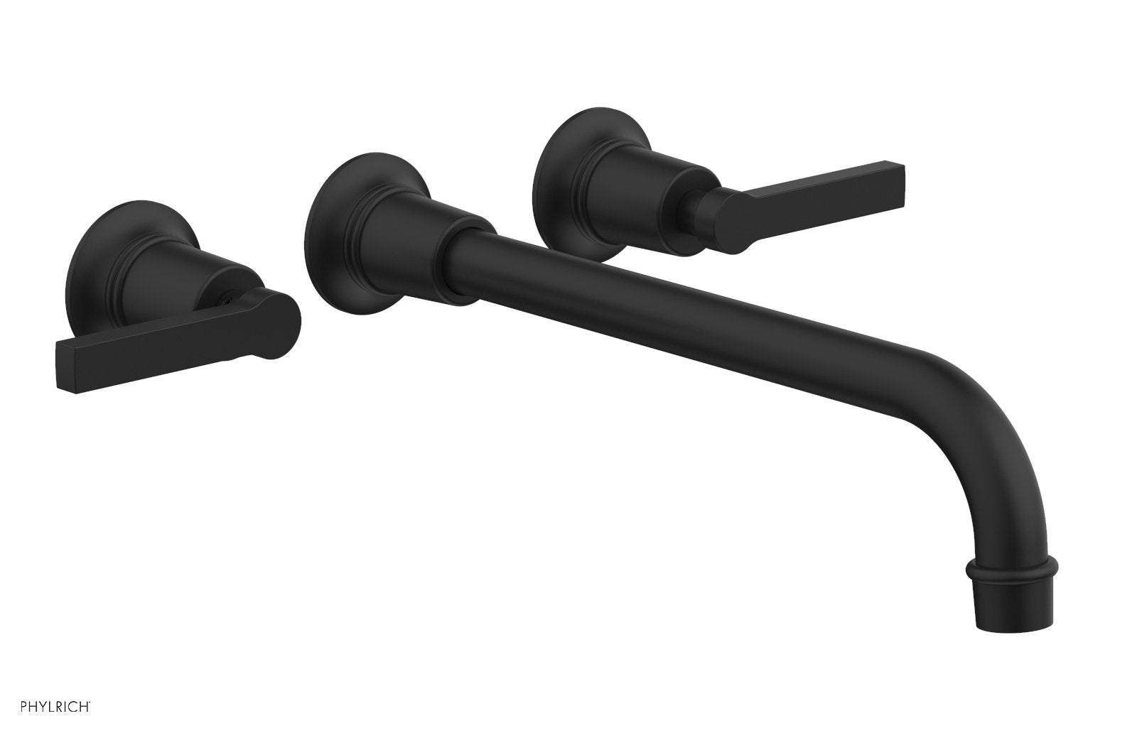HEX MODERN Wall Mount Lavatory Faucet Set with 12