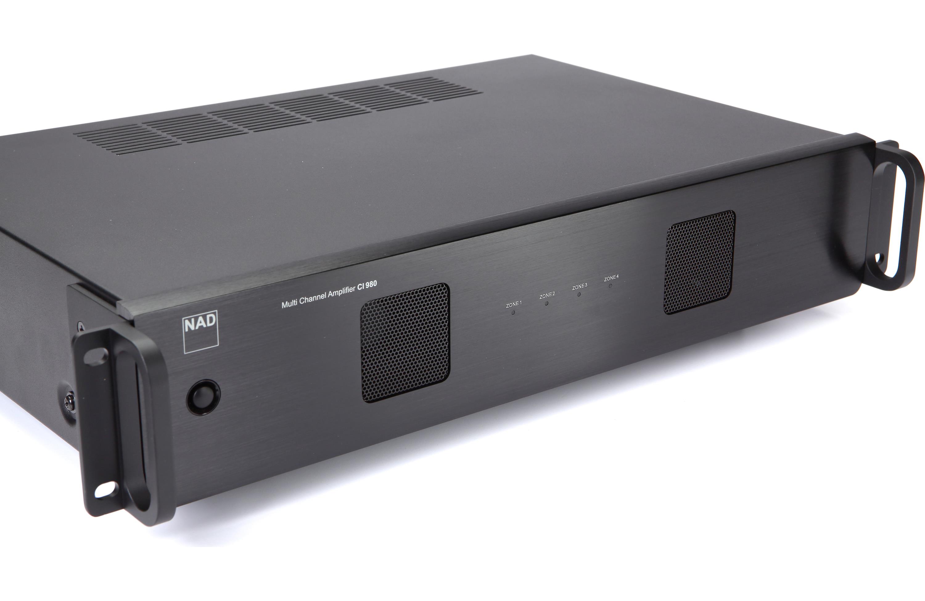 NAD Electronics CI 980 8 Channel Power Amplifier - High Performance Home Theater & Multi-Zone Audio System for Cinemas, Restaurants, and Commercial Installations