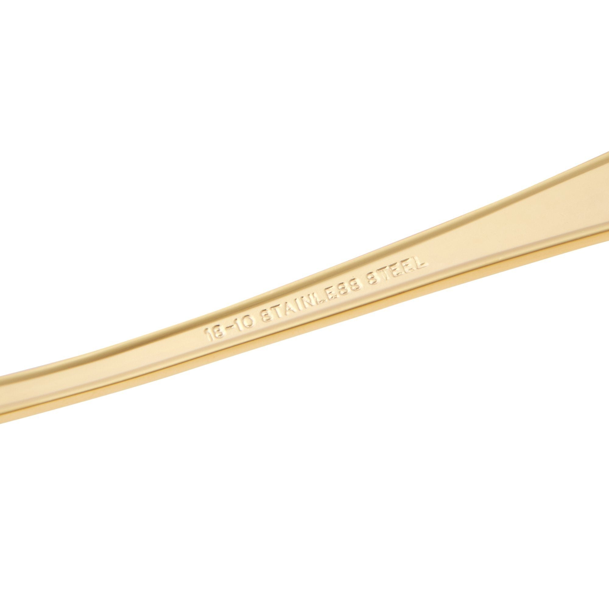 Premium Gold-Plated Tea Spoon Set - Elegant Dessert Spoon for Afternoon Tea, Coffee, and Dessert Serving - Perfect for Tea Parties, Cafes, and Home Dining
