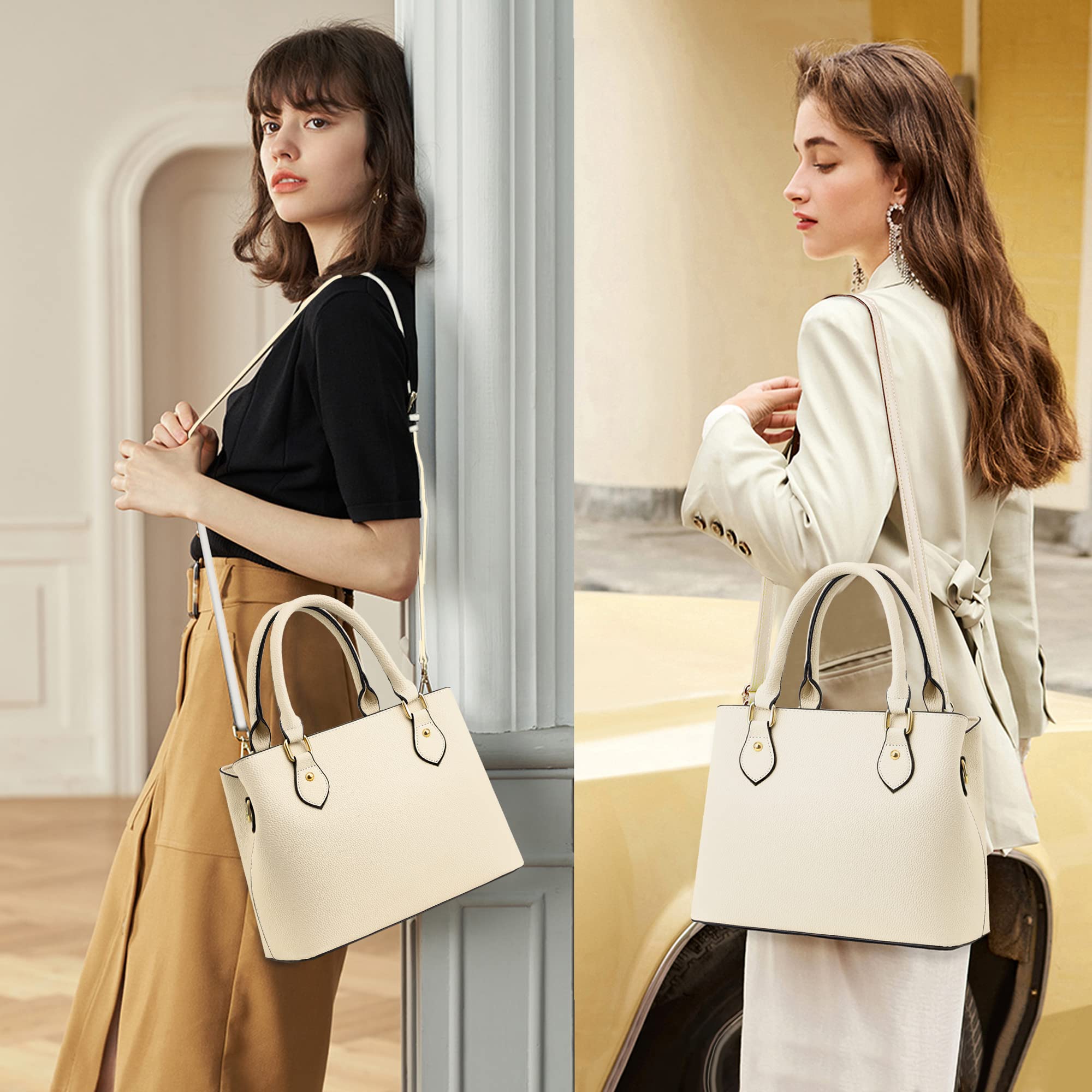 Chic Women's Leather Crossbody Bag - Tote & Shoulder Purse for Daily Use