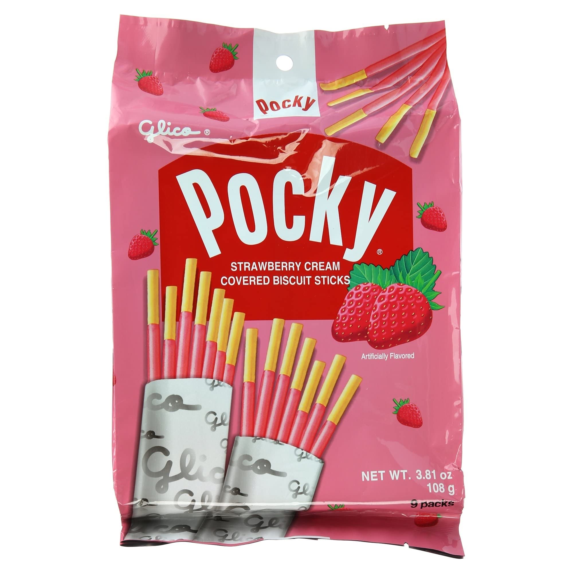 Pocky Sticks Japanese Snacks Variety Pack - Strawberry, Chocolate, Cookies & Cream Flavors (3 Pack) | Authentic Asian Treats for Parties, Gifts & Snacking