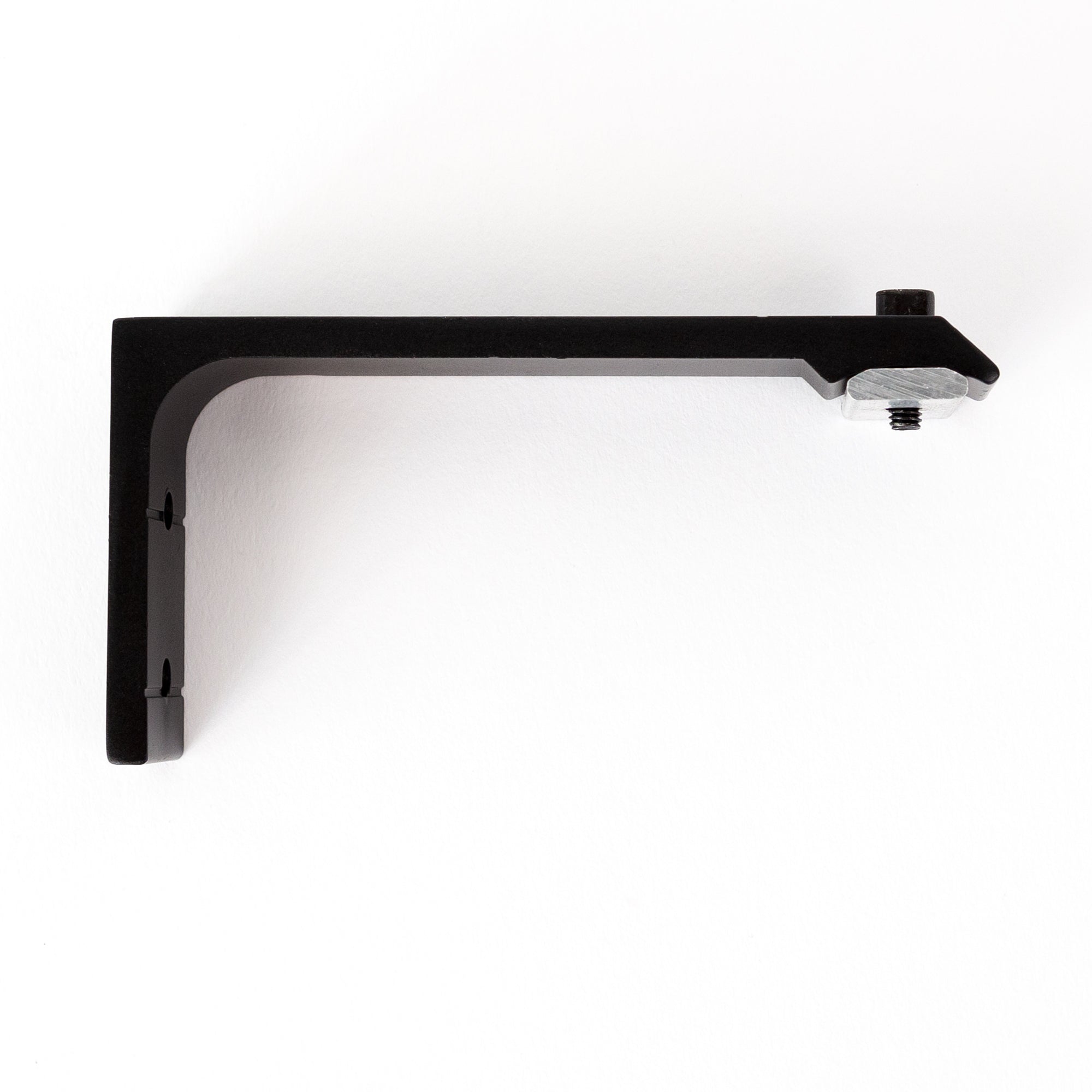Flat Channel Track Wall Bracket for Heavy Duty Shelving - Sturdy Metal Mounting Hardware for Home Storage & Garage Organization