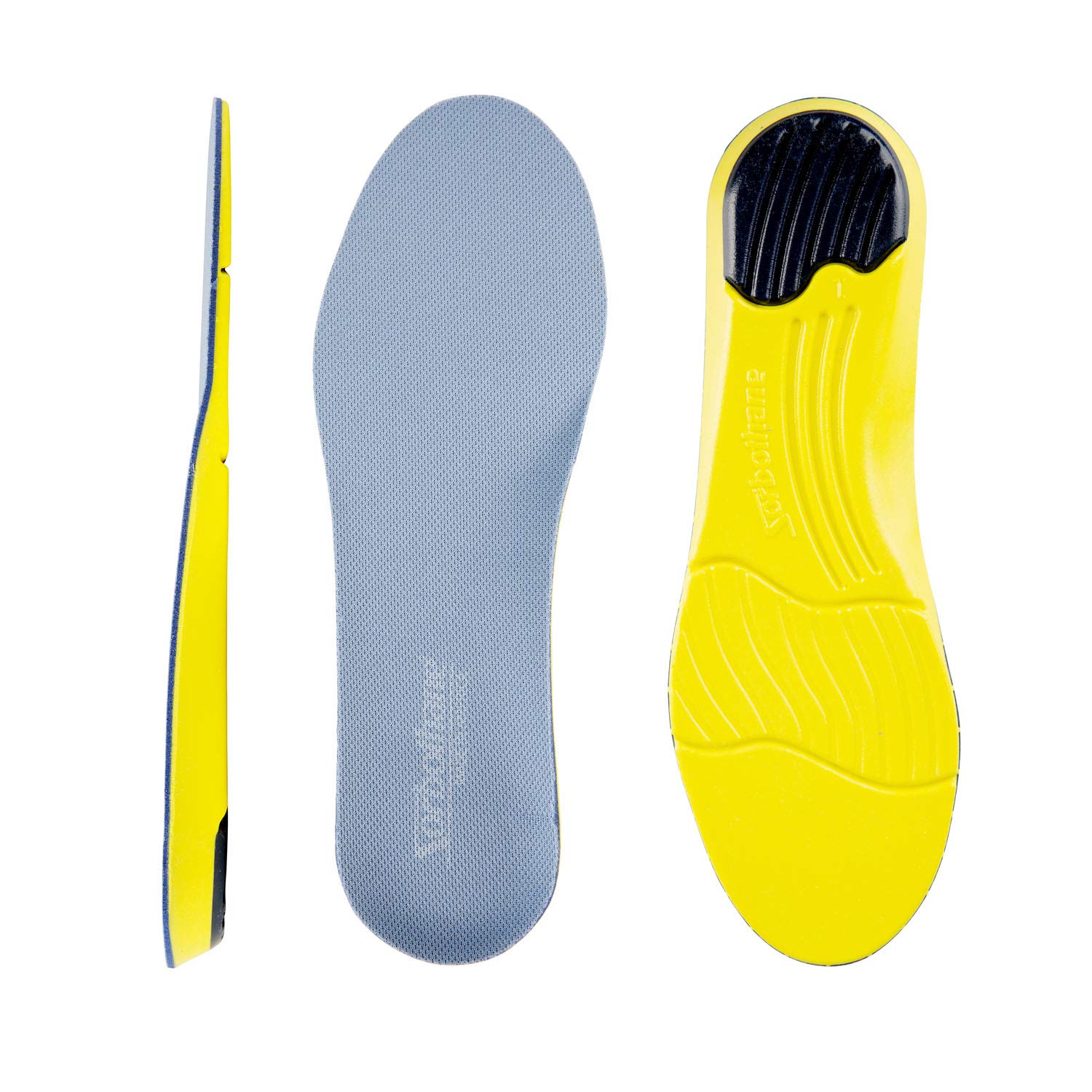Best Anti-Fatigue Insoles for Men Size 12-13 - Comfortable Arch Support & Cushioning for Work Boots, Running Shoes & All-Day Wear