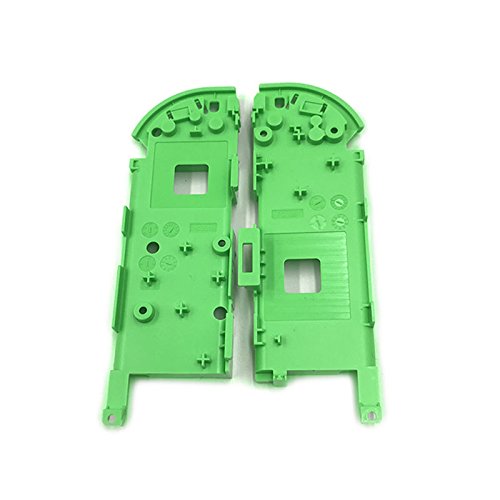 Durable Green Housing Shell Case with Middle Frame for Nintendo Switch & Joy-Con Controllers - Perfect for Gaming Protection & Customization (Ideal for Travel, Home Gaming & Console Modding)