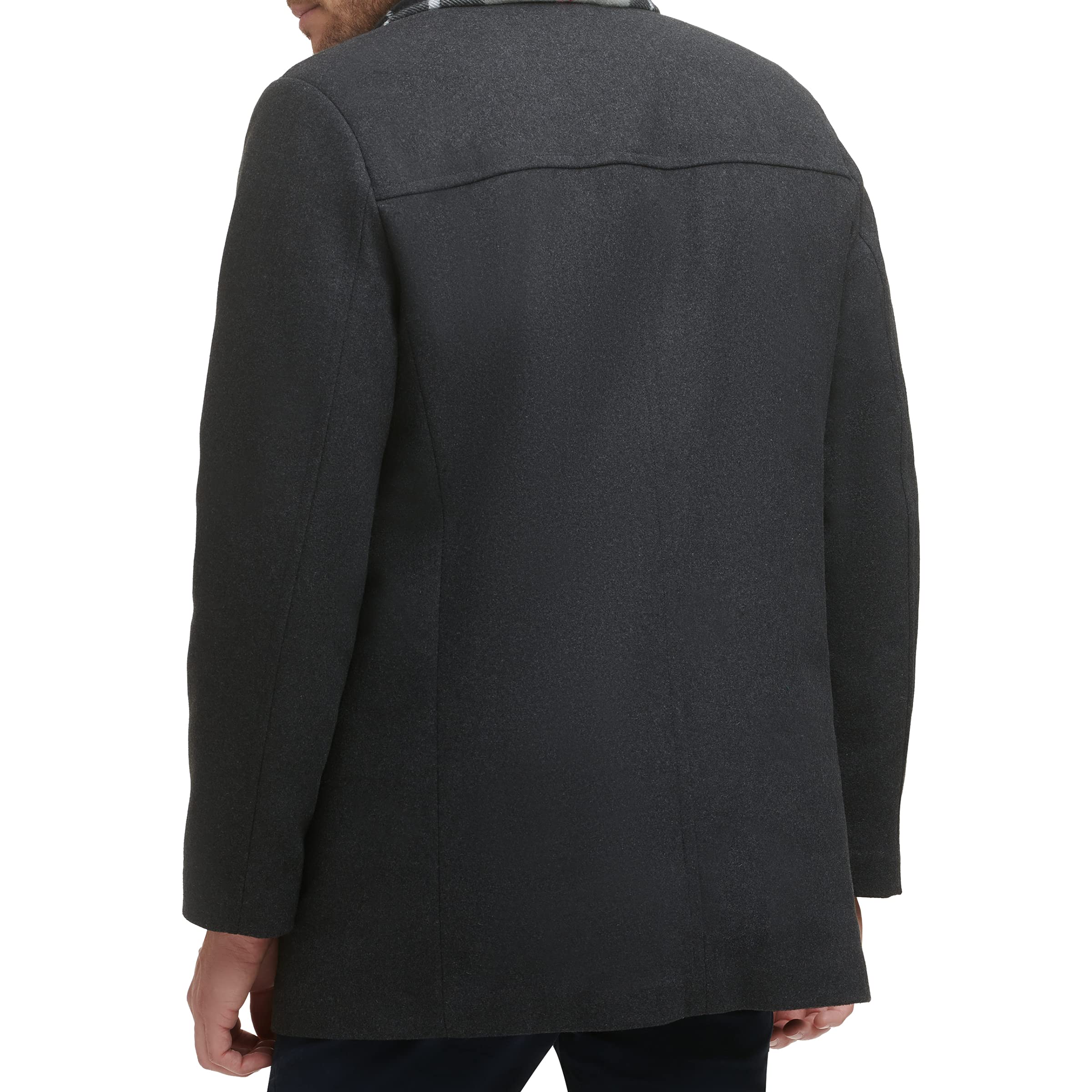Dockers Men's Weston Wool Blend Coat with Scarf - Classic Winter Overcoat for Business & Casual Wear (Regular & Big & Tall Sizes) | Perfect for Office, Commuting & Formal Events