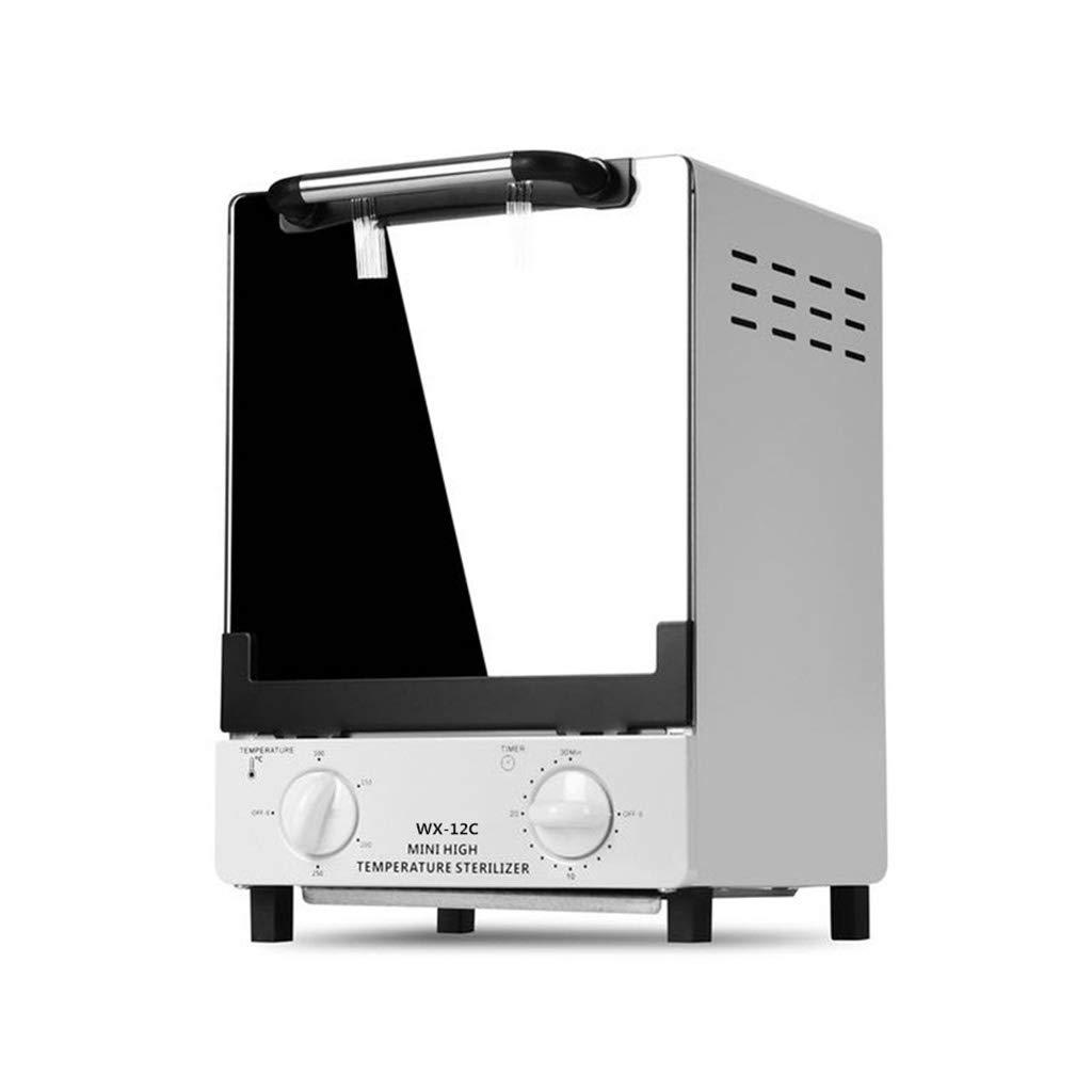 HYRL High Temperature UV Sterilizing Cabinet for Nail Salon - Portable Disinfecting Box for Manicure Tools & Nail Art Equipment | Perfect for Sanitizing Nail Files, Clippers & Brushes in Salons & Home Use
