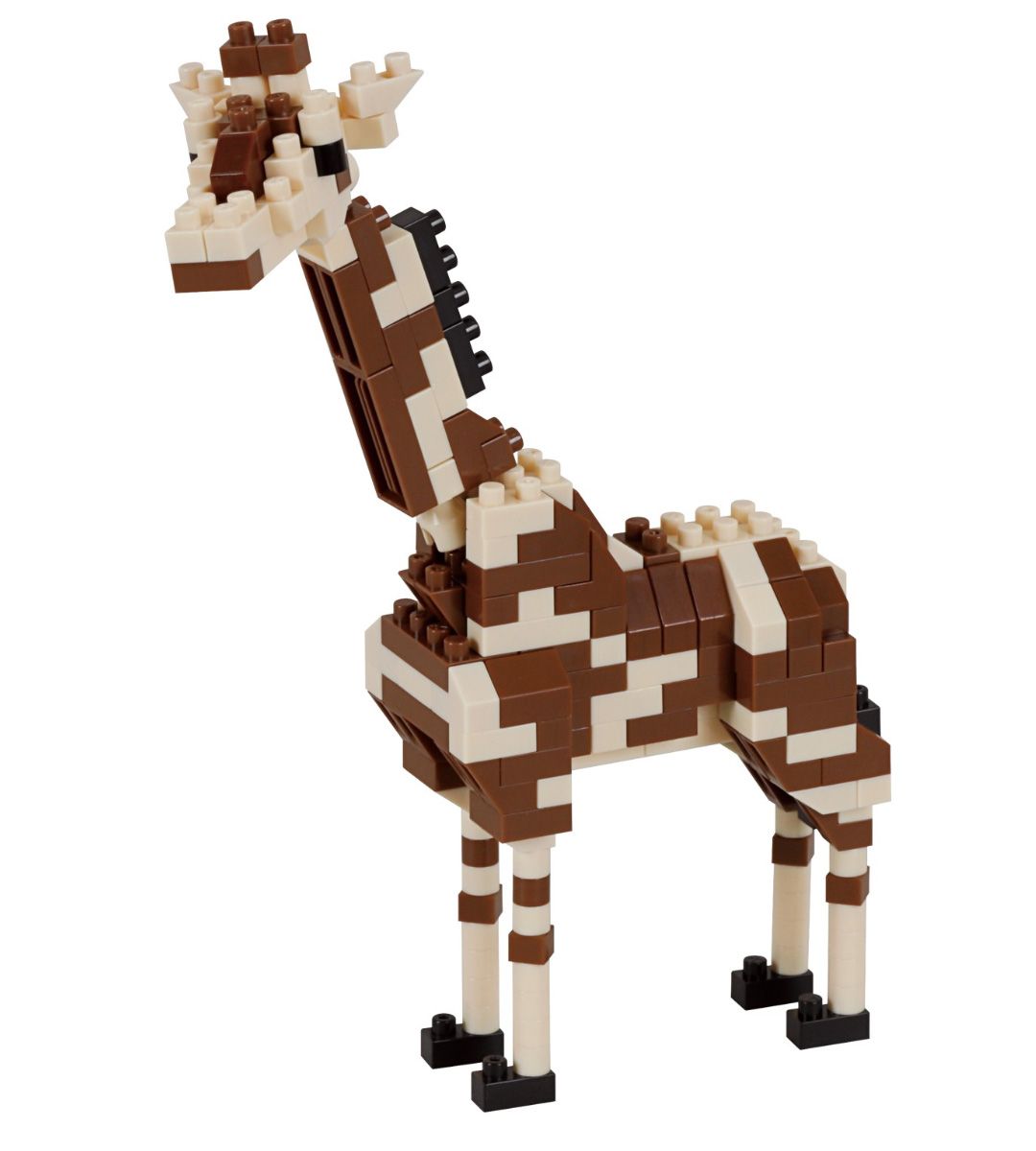 Nanoblock NBC 327 Giraffe Building Blocks Set - Perfect for Kids STEM Learning & Animal Lover Gifts