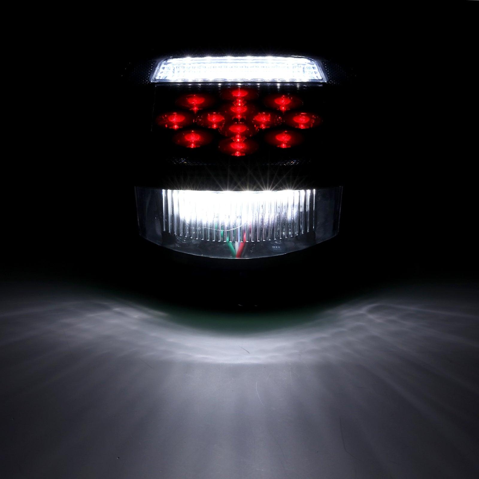 2-Piece Universal Smoked Black 39-LED Tail Light Kit for Jeep Wrangler YJ TJ CJ, Truck, Trailer, Van & Boat - Waterproof & Durable for Off-Road Adventures, Night Driving & Marine Use