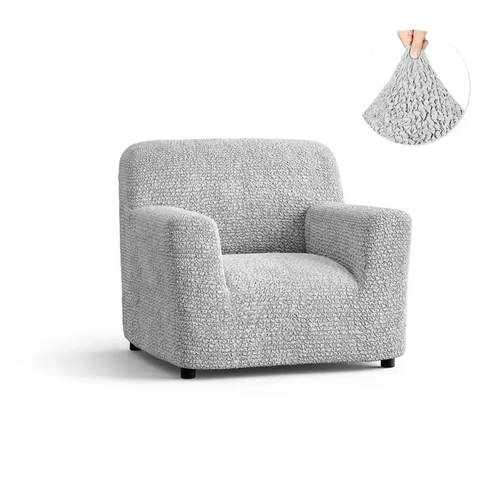 Microfiber Armchair Slipcover - Stretchable Furniture Protector for Living Room, Bedroom & Office - Easy Washable Sofa Cover for Pets & Kids
