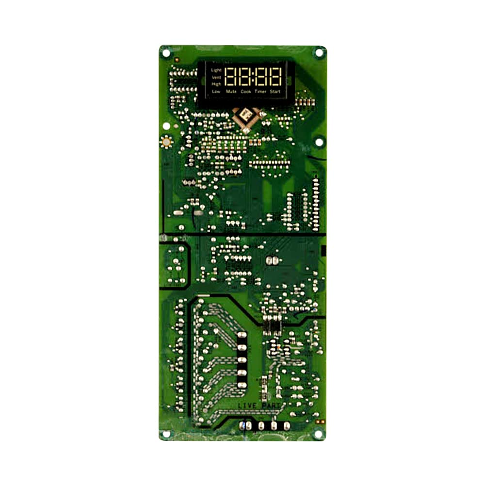 GE WB27X29801 Microwave Control Board Replacement - Compatible with Select GE Models, White LED Display | Perfect for Microwave Repairs & DIY Appliance Maintenance