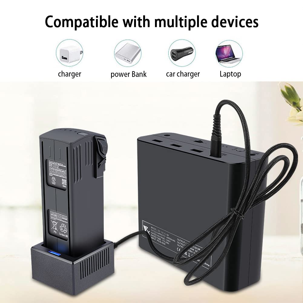 DJI Mavic 3 Fast Charging Portable Battery Charger - Single USB Charger Compatible with Mavic 3 Pro & Mavic 3 Cine Drones | Perfect for Travel, Outdoor Adventures & Aerial Photography