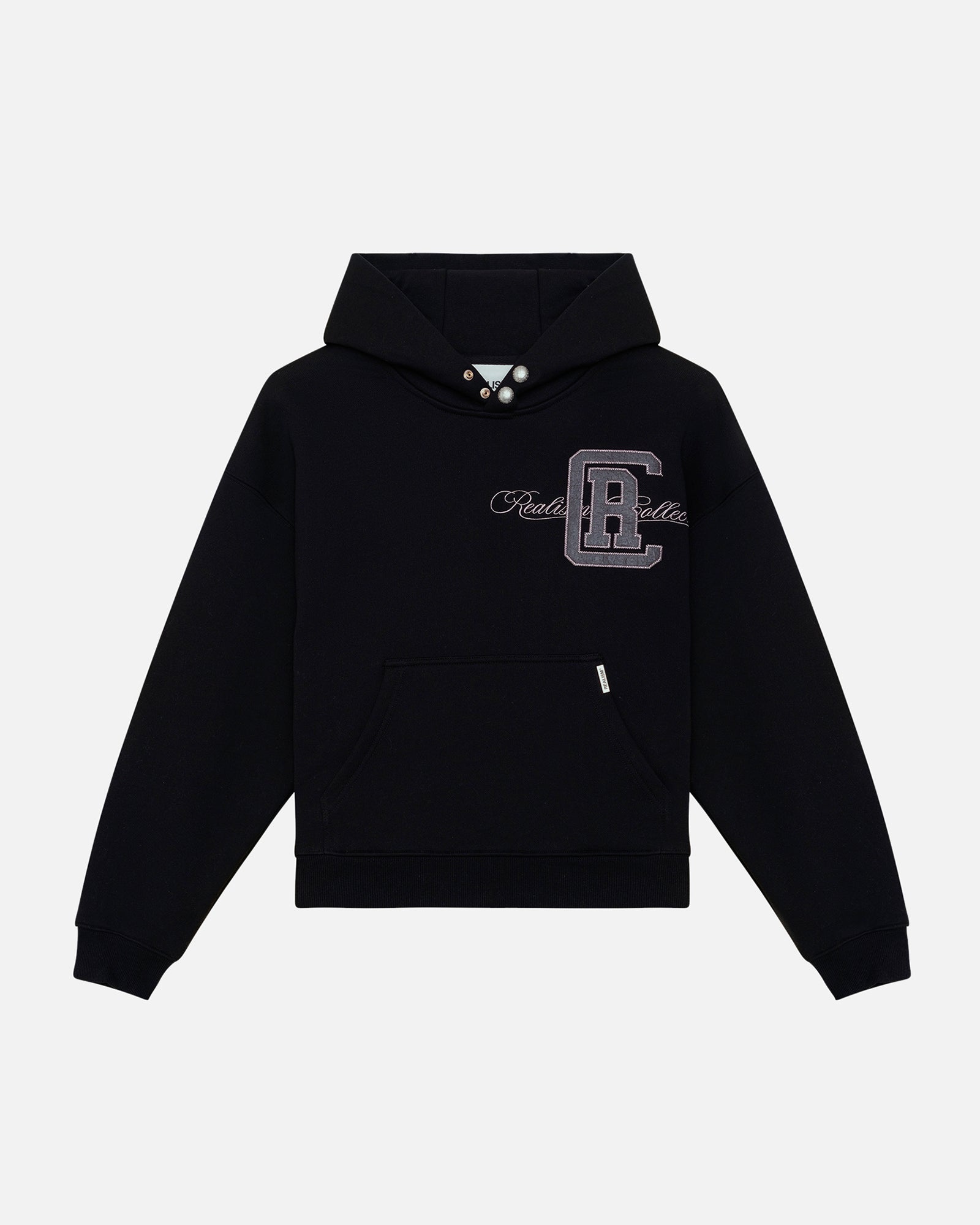 SSS Realism Grandstand Hoodie - Black Men's Pullover Sweatshirt for Casual Wear & Street Style