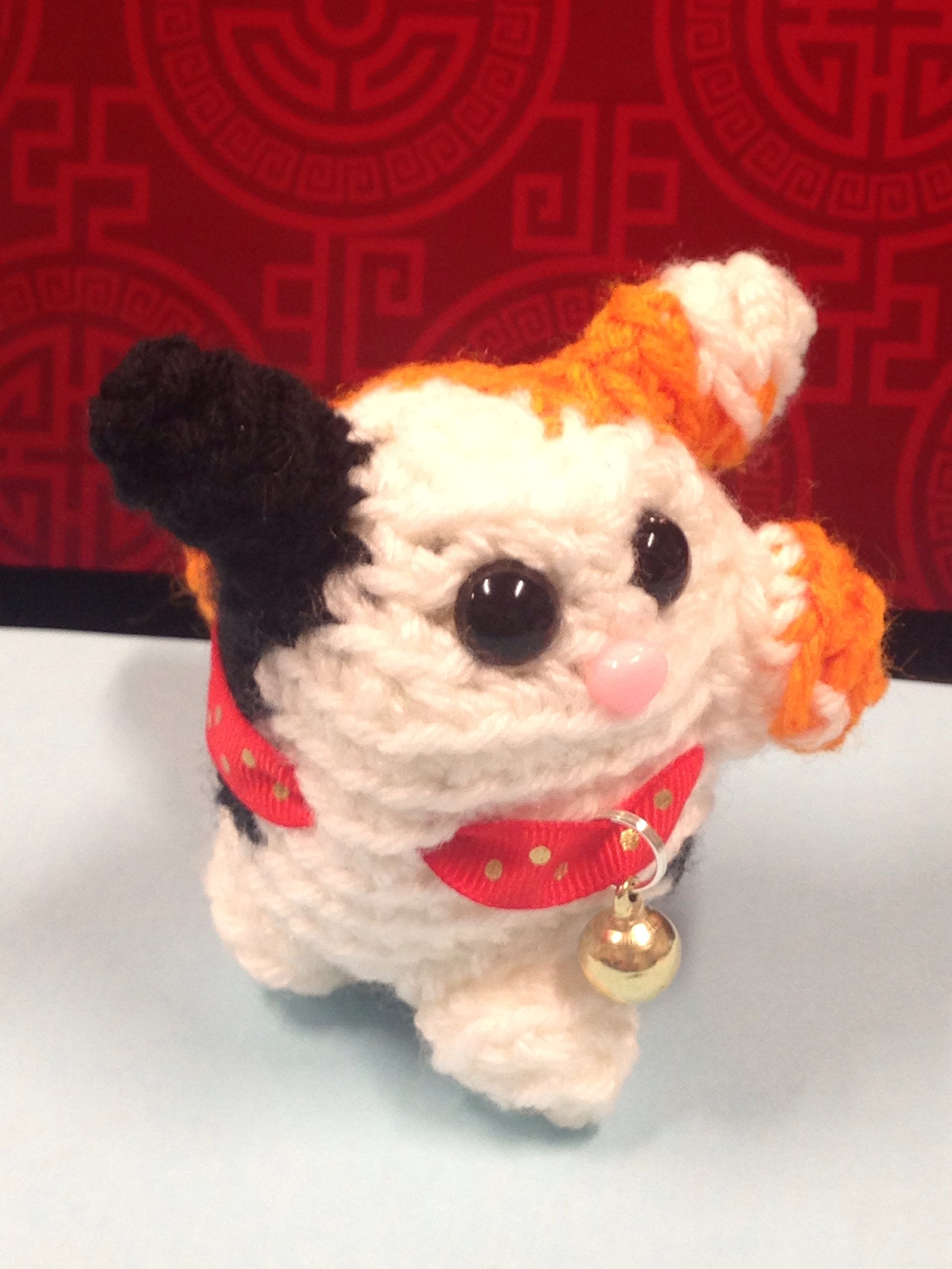 Handmade Amigurumi Crochet Cat Plush Toy - Soft & Cuddly Stuffed Animal Gift for Kids, Cat Lovers - Perfect for Nursery Decor, Birthday Presents & Collectibles