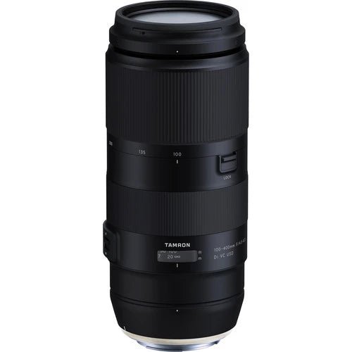 Tamron 100-400mm f/4.5-6.3 Di VC USD Telephoto Zoom Lens for Canon/Nikon/Sony DSLR Cameras - Perfect for Wildlife, Sports & Travel Photography