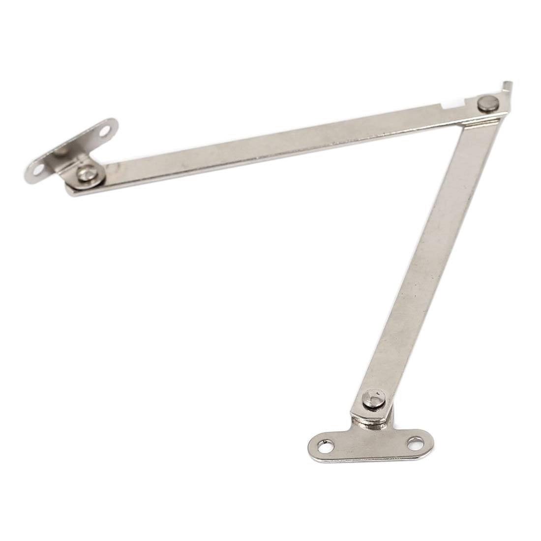 Foldable Lid Support Hinge Stay for Furniture Cupboard & Door Front Desk - Durable Cabinet Hardware for Smooth Opening & Closing | Perfect for Kitchen Cabinets, Wardrobes, and Office Desks