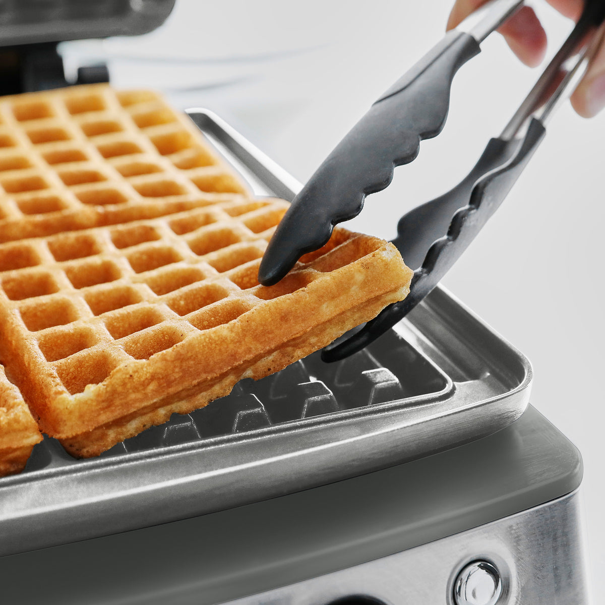 Elite Ceramic Nonstick 4 Square Waffle Maker - Graphite | Perfect for Breakfast, Brunch & Family Gatherings | Quick & Easy Homemade Waffles