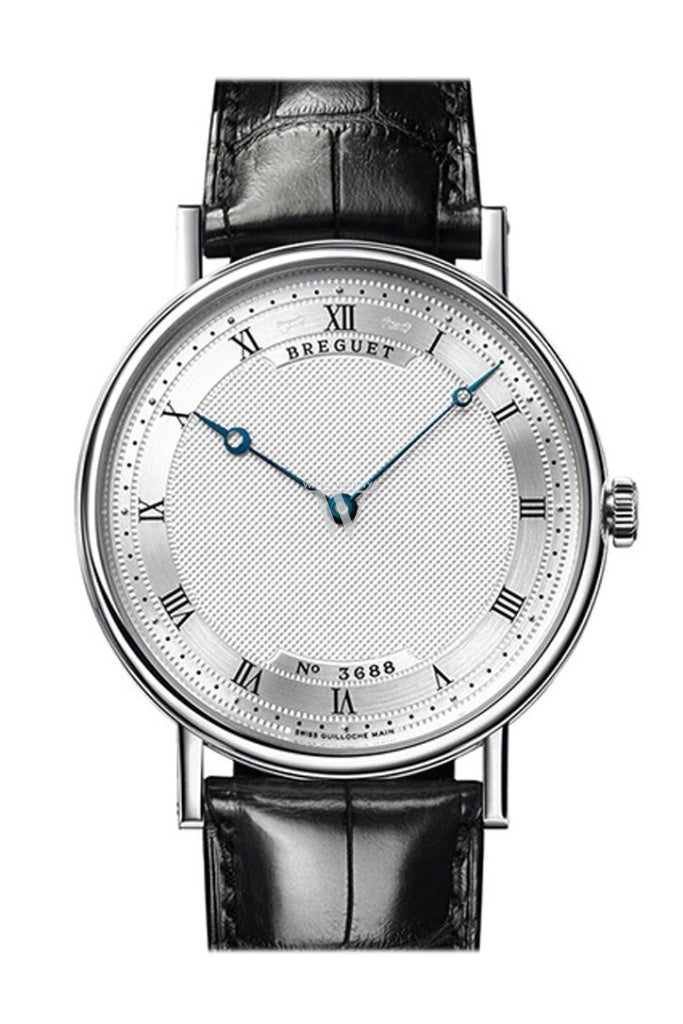 Breguet Classique Automatic Ultra Slim Silver Dial Leather Men's Watch 5157BB119V6 | Luxury Dress Watch for Business & Formal Occasions