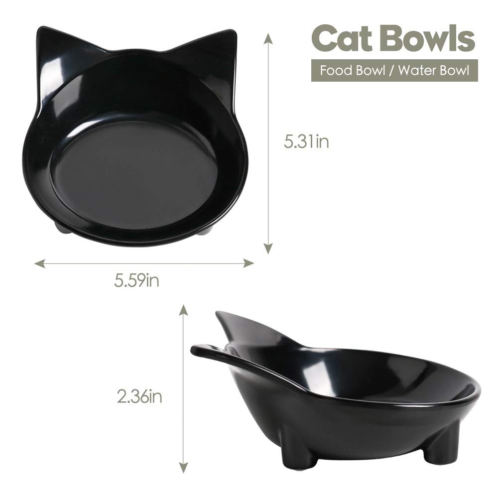 Skrtuan Non-Slip Pet Bowl - Wide Shallow Dog & Cat Food Dish for Whisker Fatigue Relief, Safe Food-Grade for Puppies, Kittens & Rabbits - Perfect for Mealtime Comfort at Home or Travel