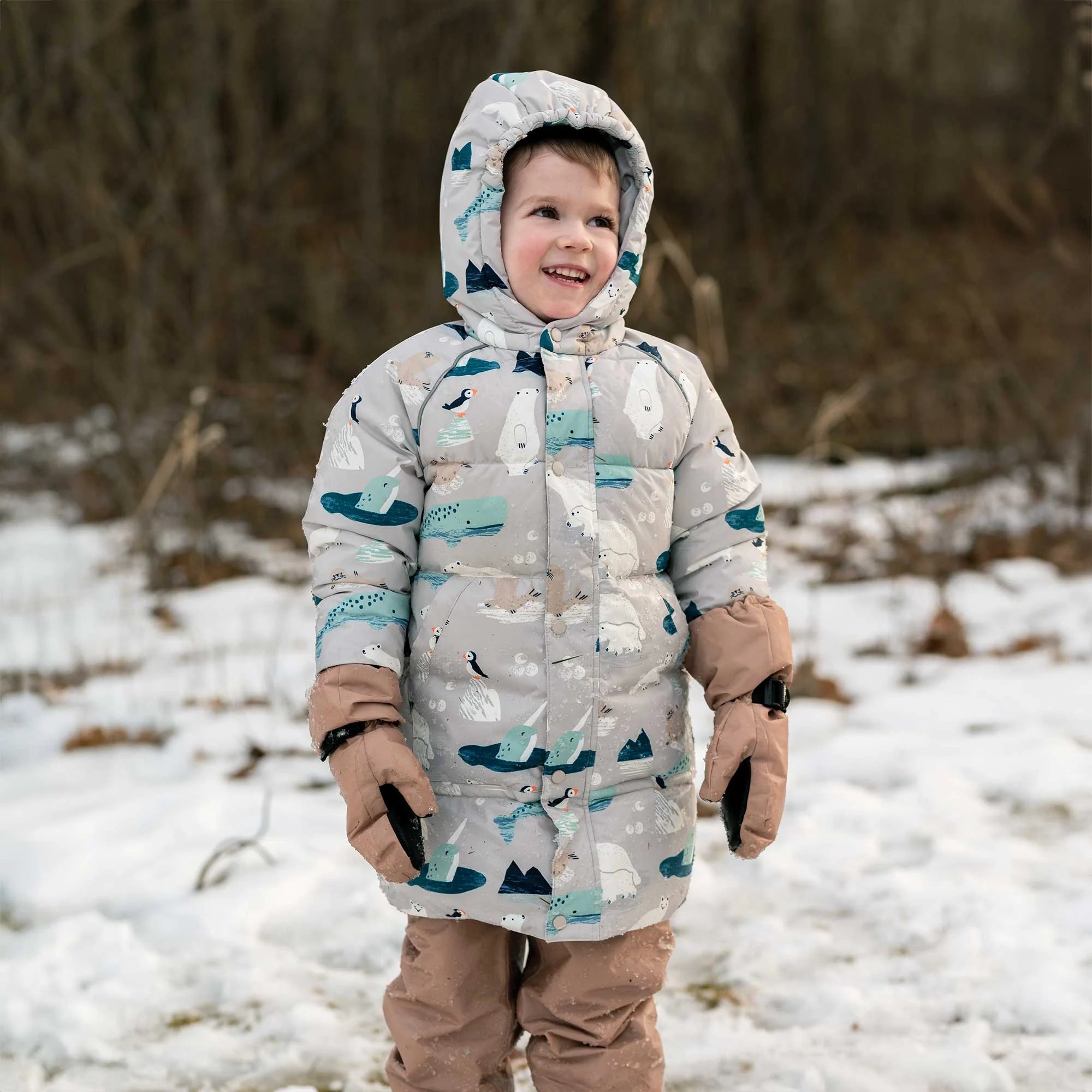 Jan & Jul Polar Pals Toasty Dry Puffy Coat - Kids' Waterproof Winter Jacket for Boys & Girls - Perfect for Snow Play, Skiing & Cold Weather Adventures